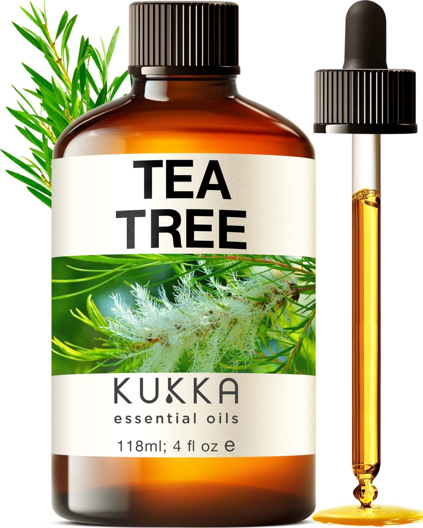 KUKKA essential oils 100% Pure & Natural Lavender Essential Oil for Diffuser, Body, Aromatherapy & Soap Making Scent (4 Fl Oz/118 ml)