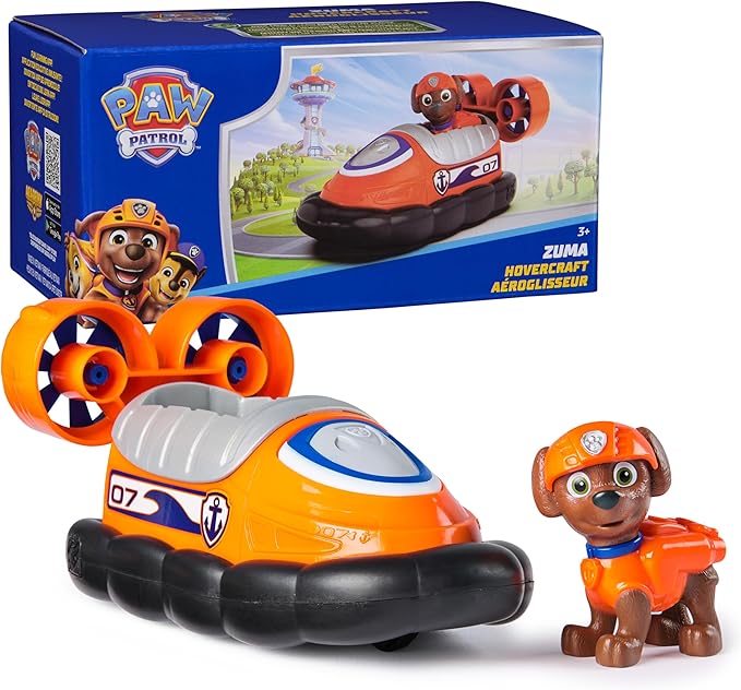 PAW Patrol, Zuma’s Hovercraft, Toy Vehicle with Collectible Action Figure, Sustainably Minded Kids Toys for Boys & Girls Ages 3 and Up nirvanaguru