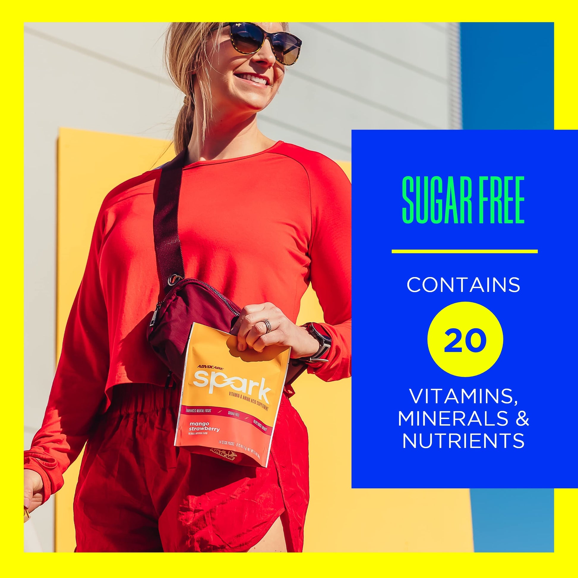 AdvoCare Spark Vitamin & Amino Acid Supplement - Focus & Energy Drink Powder Mix with Vitamin A, B-6, C & E - Also Includes L-Carnitine & L-Tyrosine - Fruit Punch - 10.5 oz Nirvana Guru