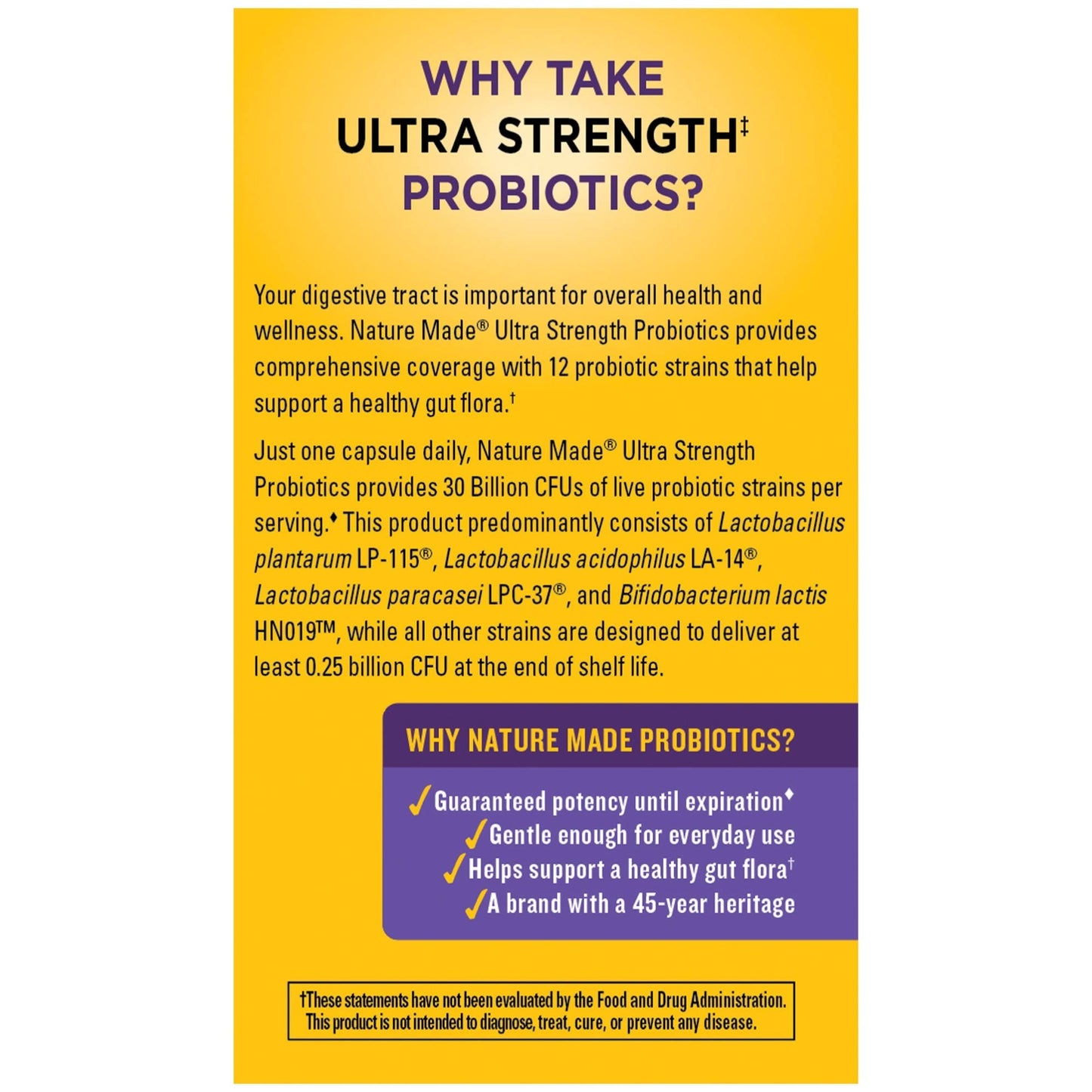 Nature Made Ultra Strength 12 Strain Digestive Probiotics, Probiotics for Women and Men, 25 Probiotic Capsules, 25 Day Supply - Nirvana Guru