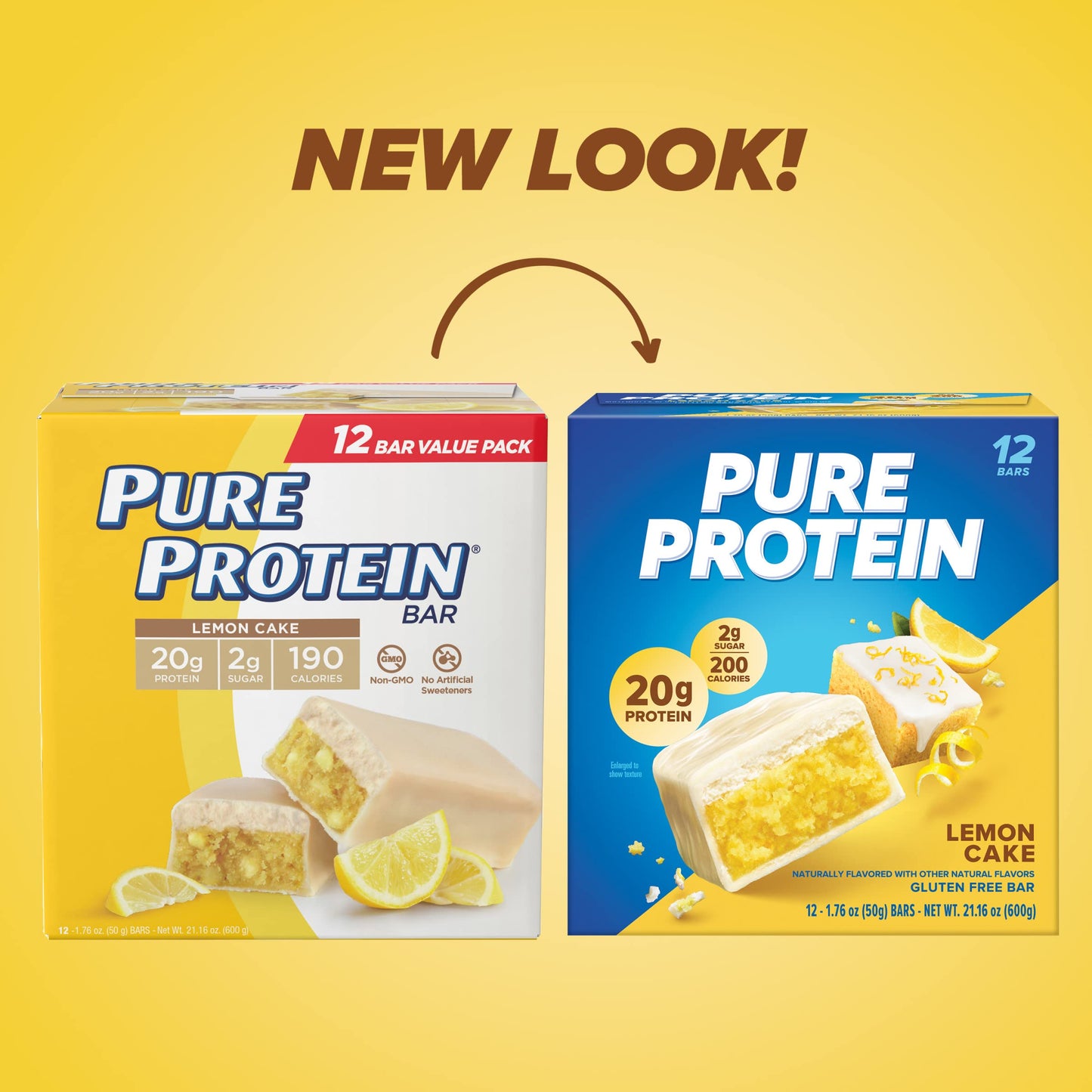 Pure Protein Bars, High Protein, Nutritious Snacks to Support Energy, Low Sugar, Gluten Free, Chocolate Deluxe, 1.76 oz., 12 Count(Pack of 1) (Packaging may vary)
