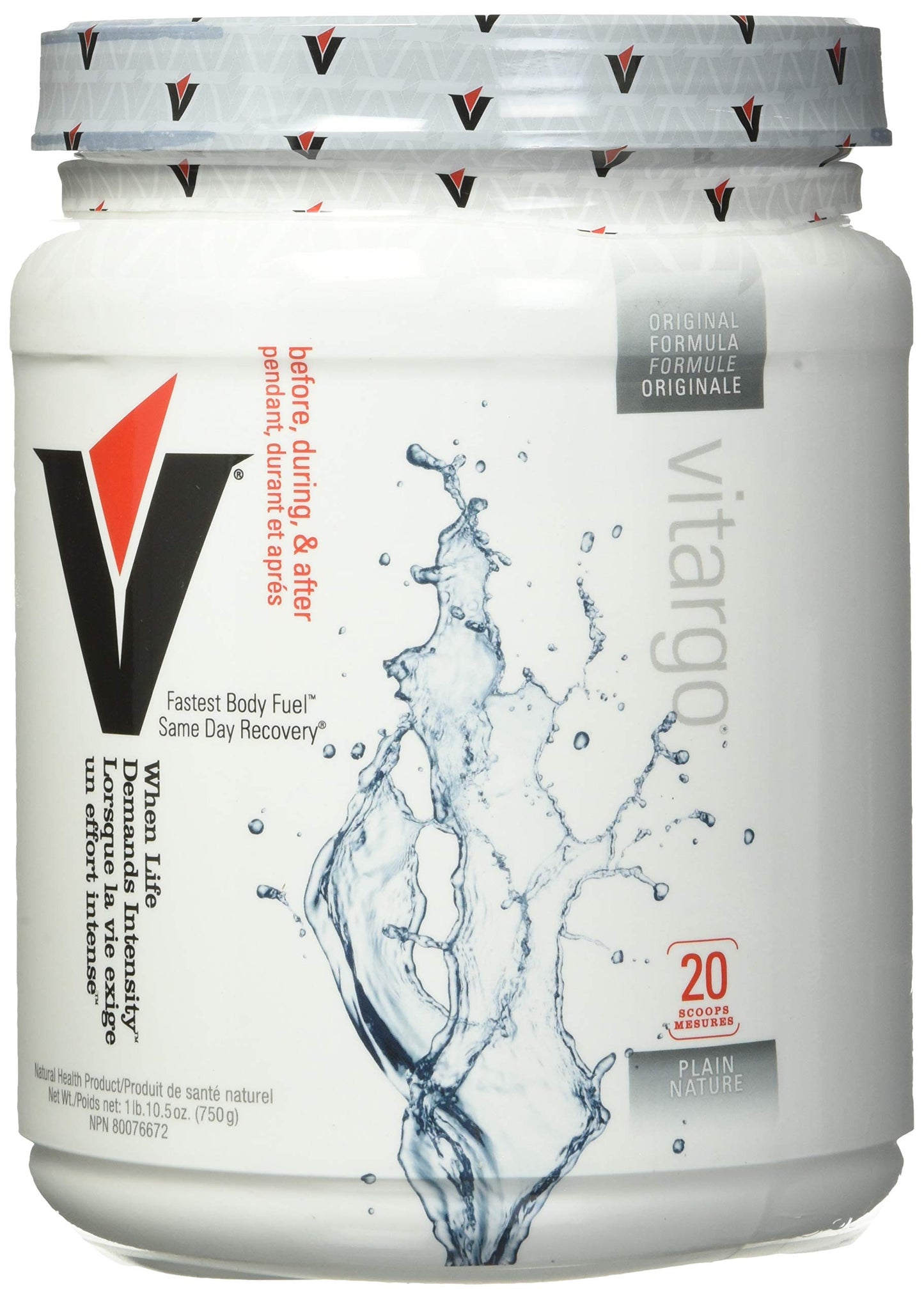 Vitargo Carbohydrate Powder, 2X Faster Absorbing, 4.4 LB Plain, Pre, Intra & Post, Sugar-Free Complex Carb Powder for Recovery, Endurance & Muscle Gain, Made in USA Nirvana Guru