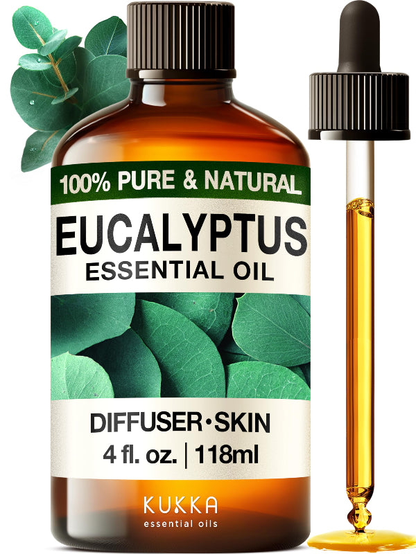 KUKKA essential oils 100% Pure & Natural Lavender Essential Oil for Diffuser, Body, Aromatherapy & Soap Making Scent (4 Fl Oz/118 ml)