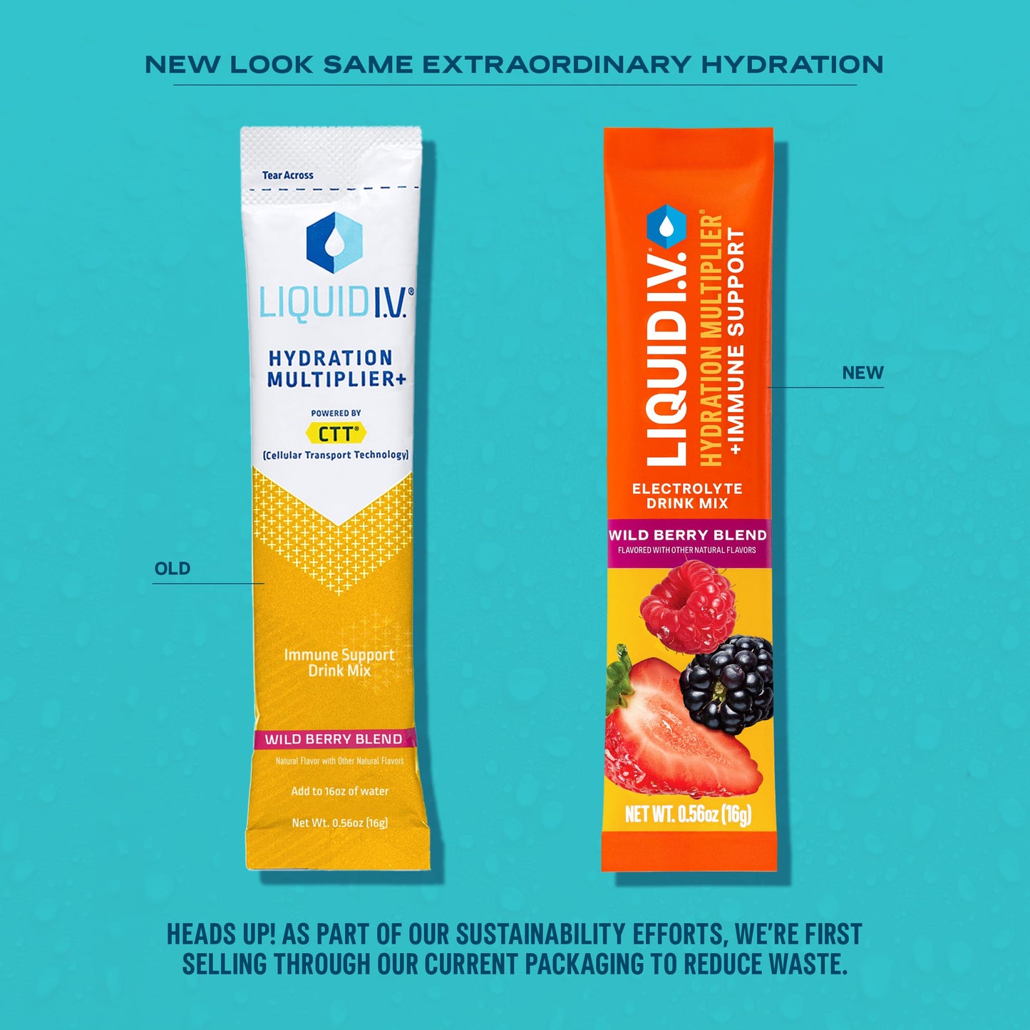 Liquid I.V.® Hydration Multiplier +Immune Support - Tangerine | Electrolyte Powder Drink Mix | 3 Pack (42 Servings) - Nirvana Guru