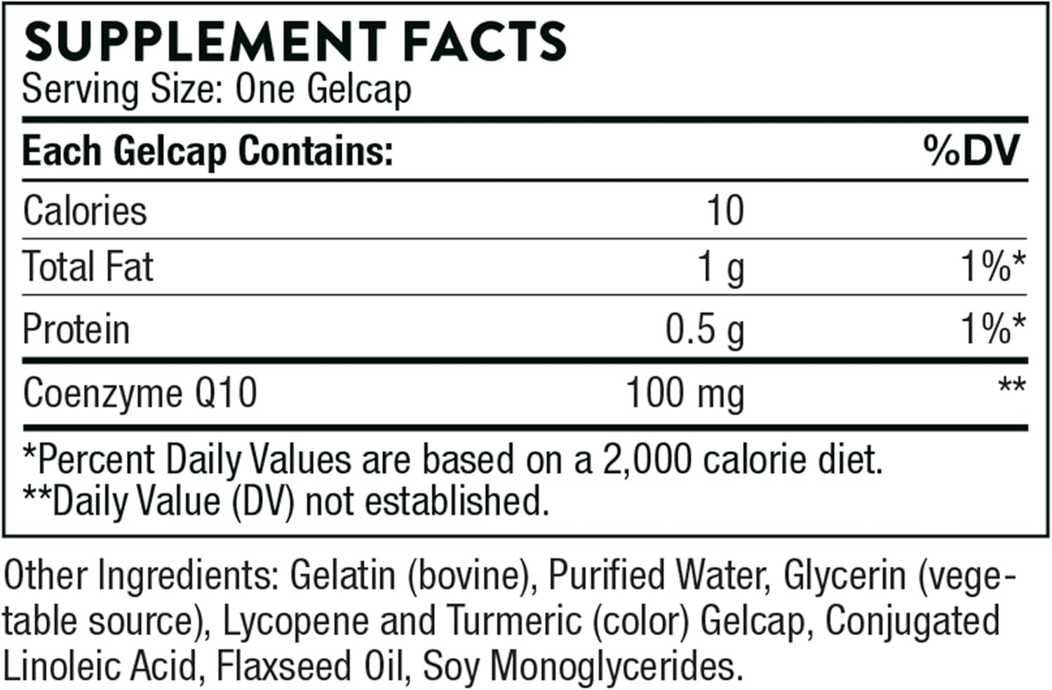 THORNE CoQ10 (Formerly Q-Best 100) - 100mg Optimally Absorbed Ubiquinone - Gluten-Free Dietary Supplement Support for Heart Health & Brain Function* - 60 Gelcaps - Nirvana Guru
