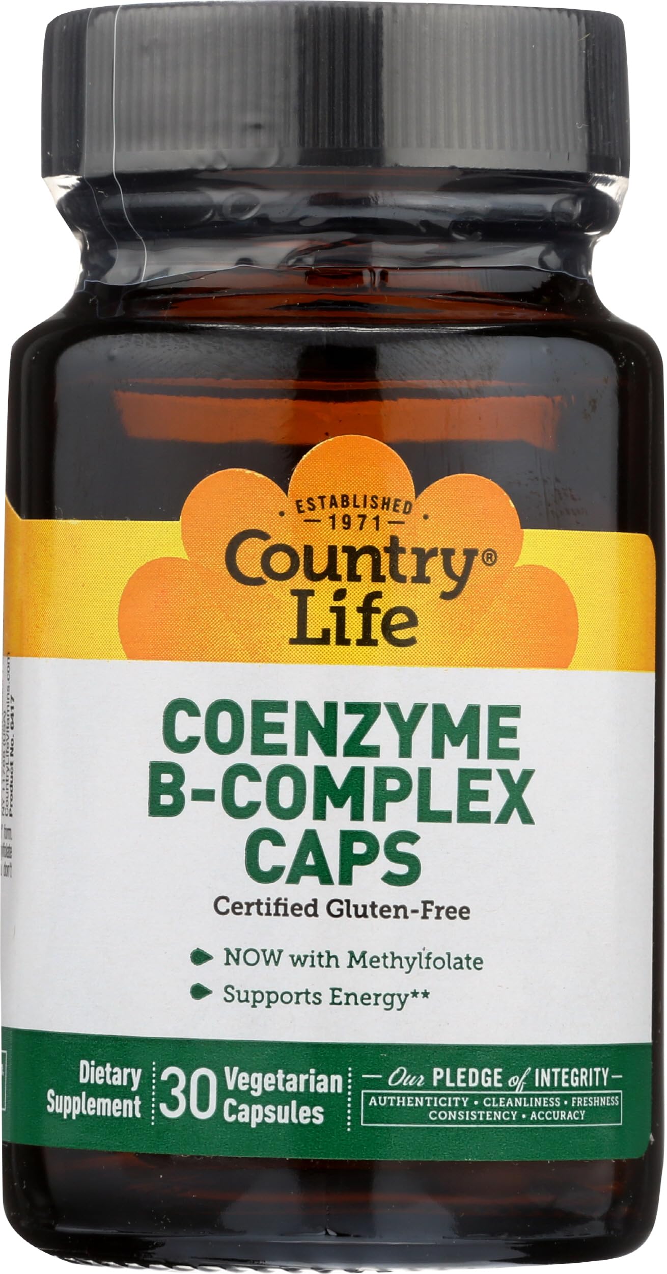 Country Life Coenzyme B-Complex, 120 Capsules – Supports Energy & Metabolism, Mood & Cognitive Function – Vegan, Gluten-Free, Bioavailable B Vitamins with Choline Nirvana Guru