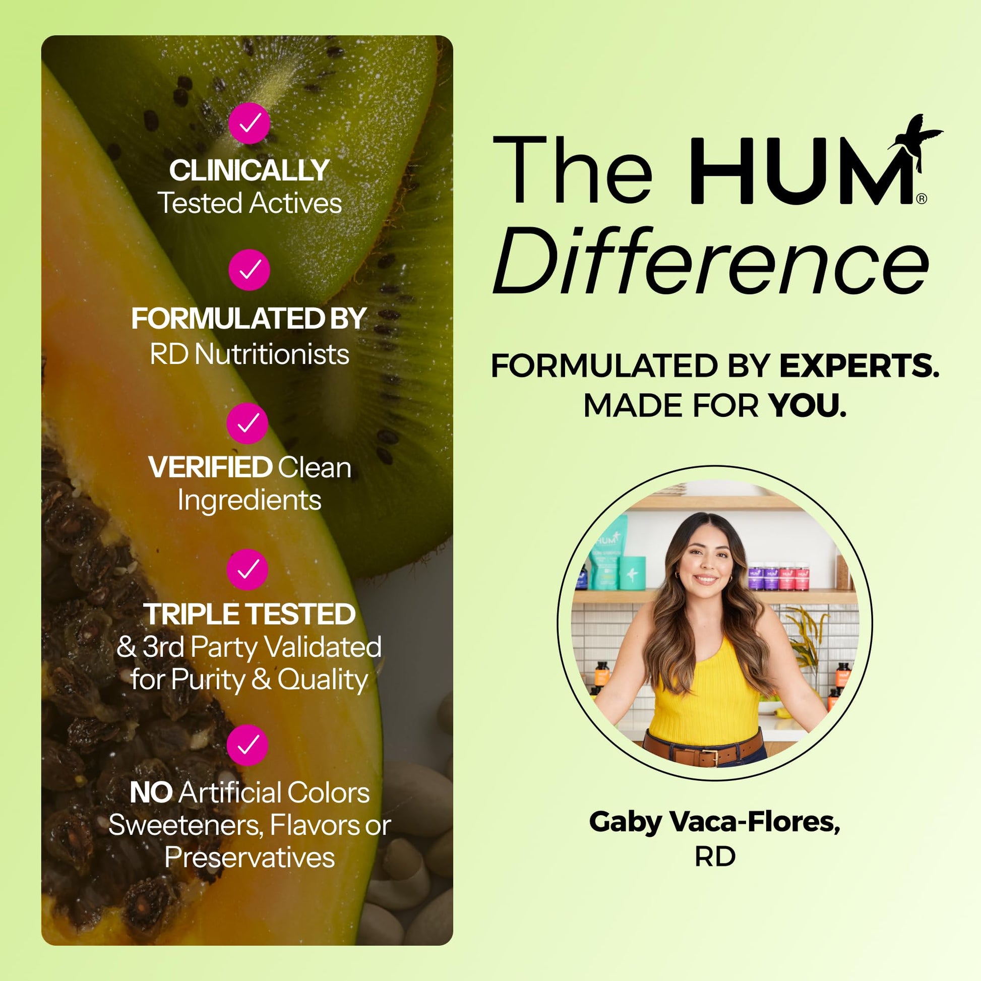 HUM Flatter Me Digestive Enzymes Bloating Supplement - Fast-Acting Bloat Relief for Digestive Health & Debloating Multi Enzyme | Bloat Pills, Anti Bloat Pills, Vegan 60 Servings Nirvana Guru