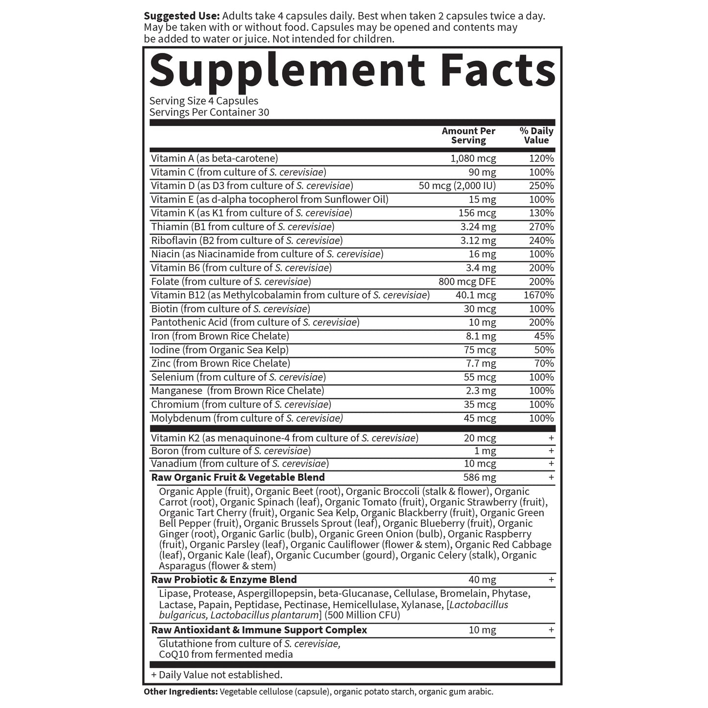 Garden of Life Multivitamin for Women, Vitamin Code Women's Multi - 120 Capsules, Whole Food Womens Multi, Vitamins, Iron, Folate not Folic Acid & Probiotics for Womens Energy, Vegetarian Supplements - Nirvana Guru