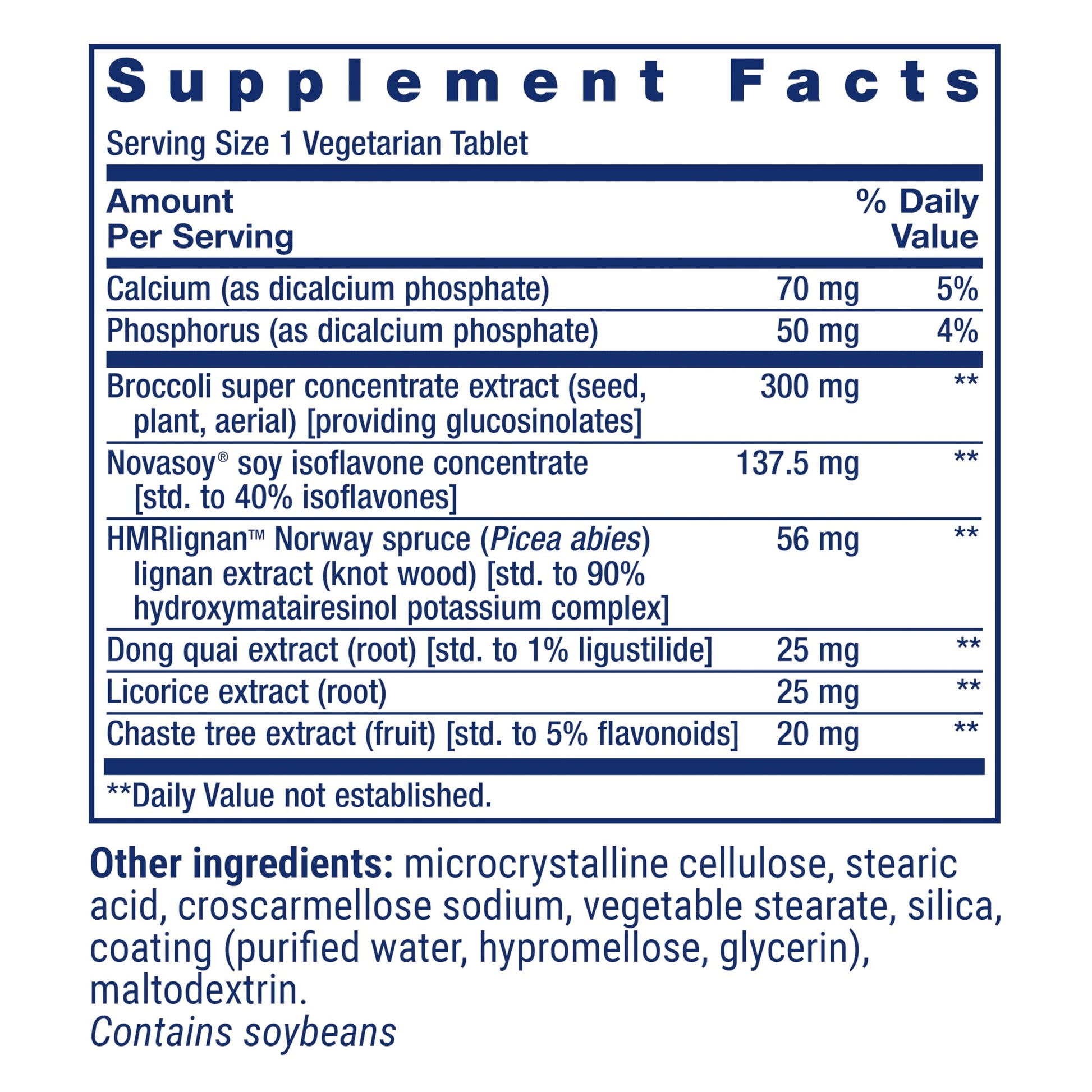 Life Extension Estrogen for Women, Helps Relieve hot Flashes and Night Sweats, Soy isoflavones, Norway Spruce Extract, chasteberry, Hormone-Free, Gluten Free, Non-GMO, Vegetarian, 30 Tablet - Nirvana Guru