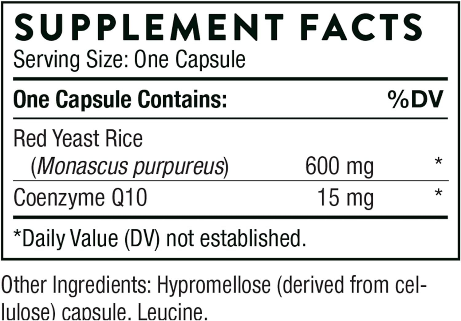 THORNE Red Yeast Rice + CoQ10 - Maintain Healthy Cholesterol Levels and Supports Cardiovascular Health* - Gluten-Free, Dairy-Free - 120 Capsules - Nirvana Guru
