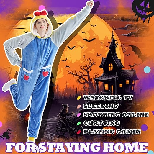 Beauty Shine Unisex Adult Onesie One Piece Pajamas Cosplay Cartoon Costume Halloween Christmas Sleepwear Jumpsuit Homewear nirvanaguru