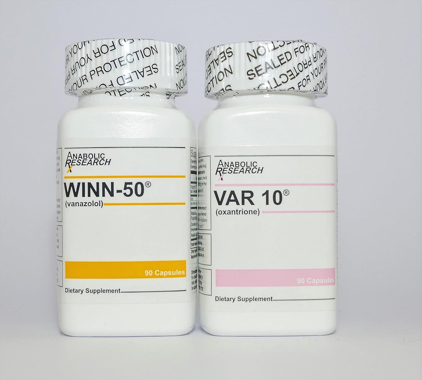 Endurance & Energy Combo - (Strength Enhancement) - Winn-50, VAR 10-180 Capsules - 1 Month Supply - 2 Bottles Nirvana Guru