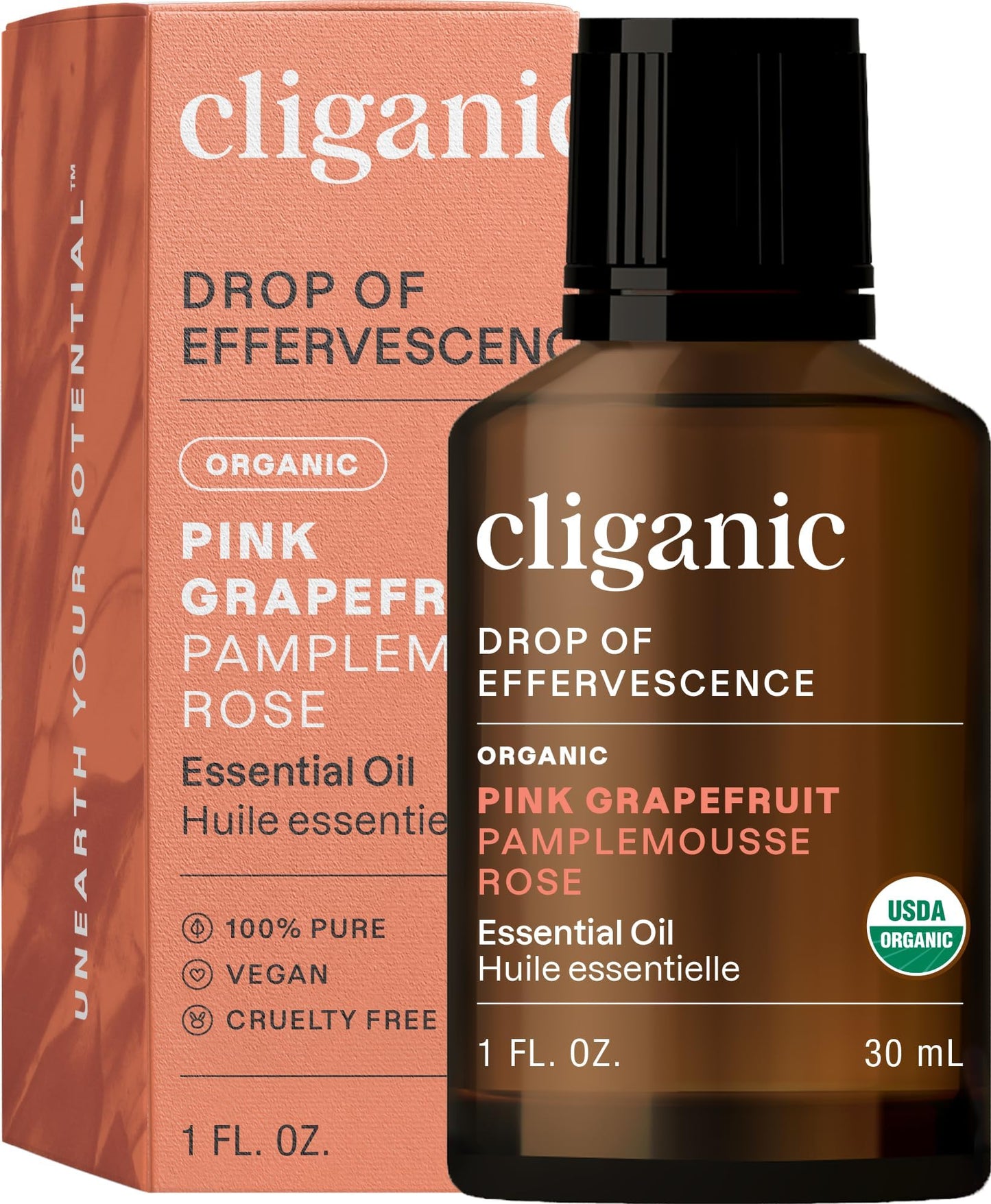 Cliganic Organic Lavender Essential Oil - 100% Pure Natural Undiluted, for Aromatherapy Diffuser | Non-GMO Verified (Packaging May Vary)