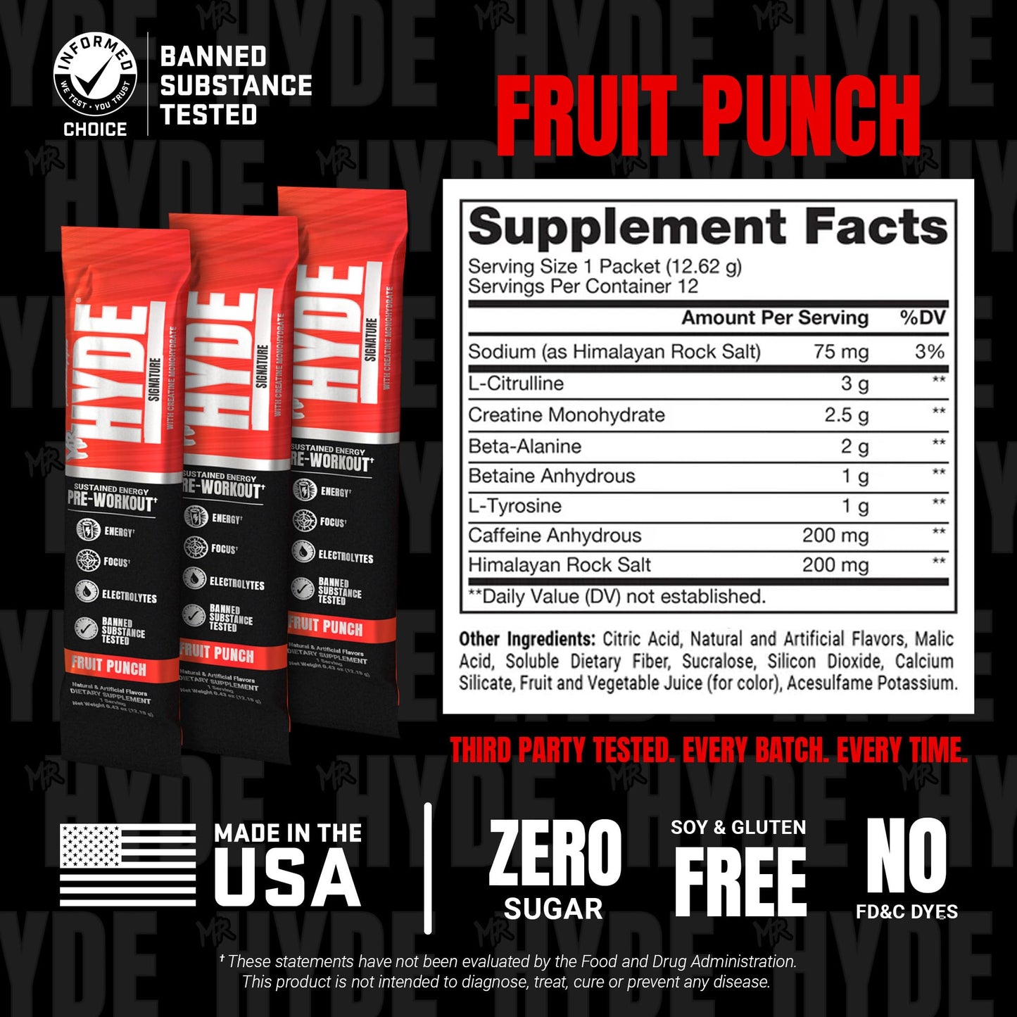 PROSUPPS Mr. Hyde Signature Pre Workout Powder with Creatine, Beta Alanine & Caffeine - Performance, Energy & Endurance - Clean Fitness & Gym Supplements for Men & Women (Blue Razz, 30 Servings) Nirvana Guru