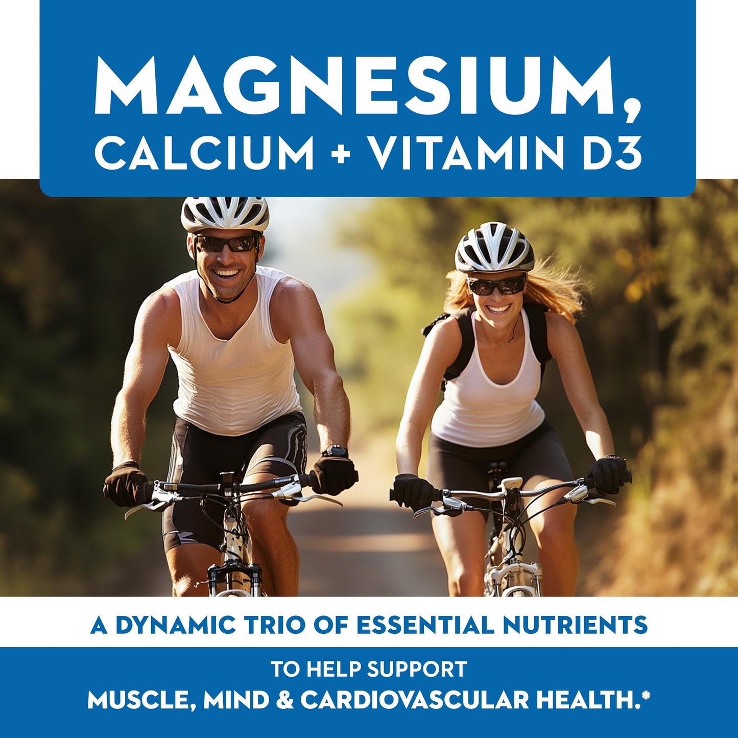 10 Magnese® Magnesium, Calcium & Vitamin D3, Bone & Muscle Support 180 Veggie caps Nirvana Guru
