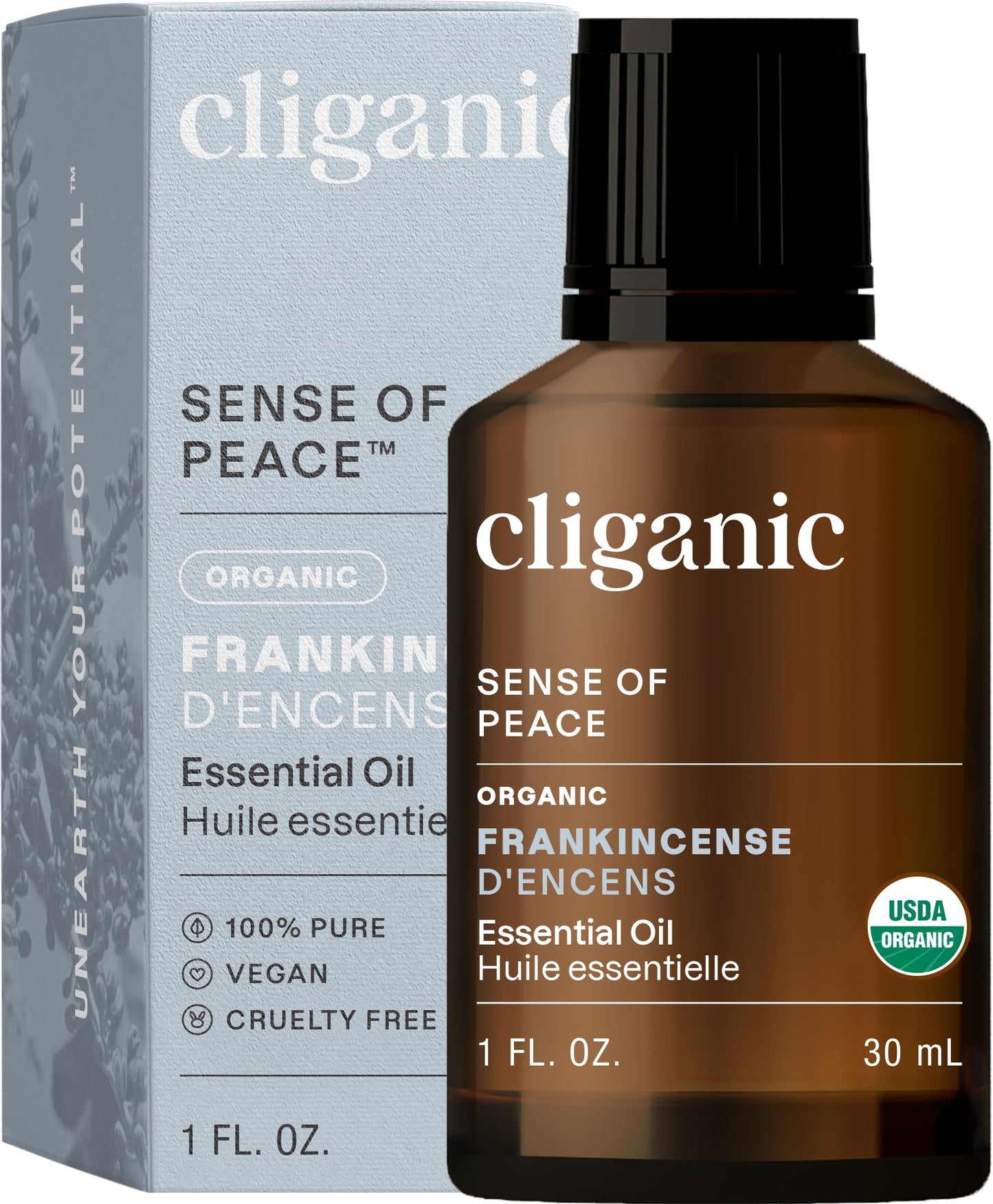 Cliganic Organic Lavender Essential Oil - 100% Pure Natural Undiluted, for Aromatherapy Diffuser | Non-GMO Verified (Packaging May Vary)