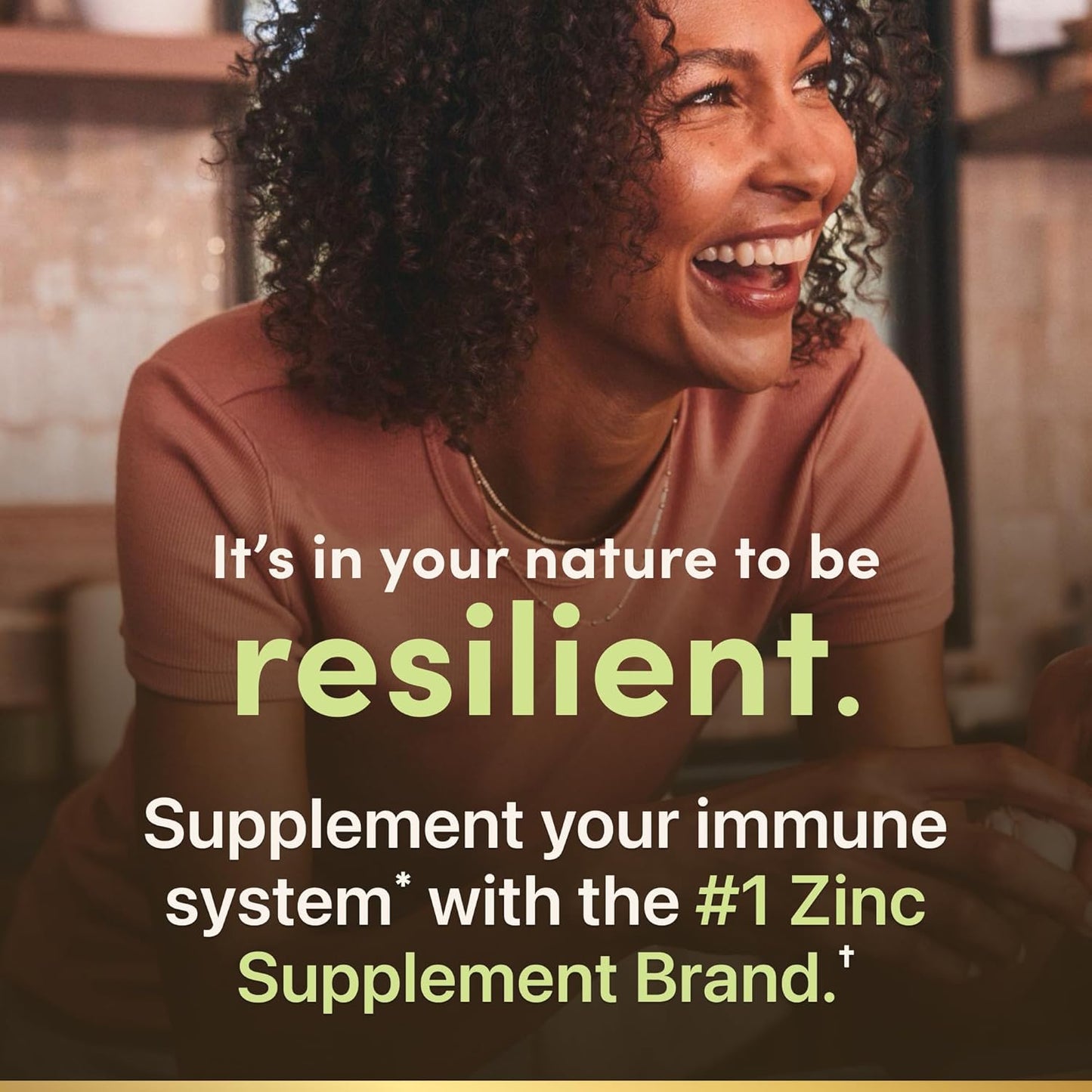 Nature's Bounty Zinc 50mg, Immune Support & Antioxidant Supplement, Promotes Skin Health, 1 Caplet Per Day, Gluten Free, 250 Vegetarian Caplets