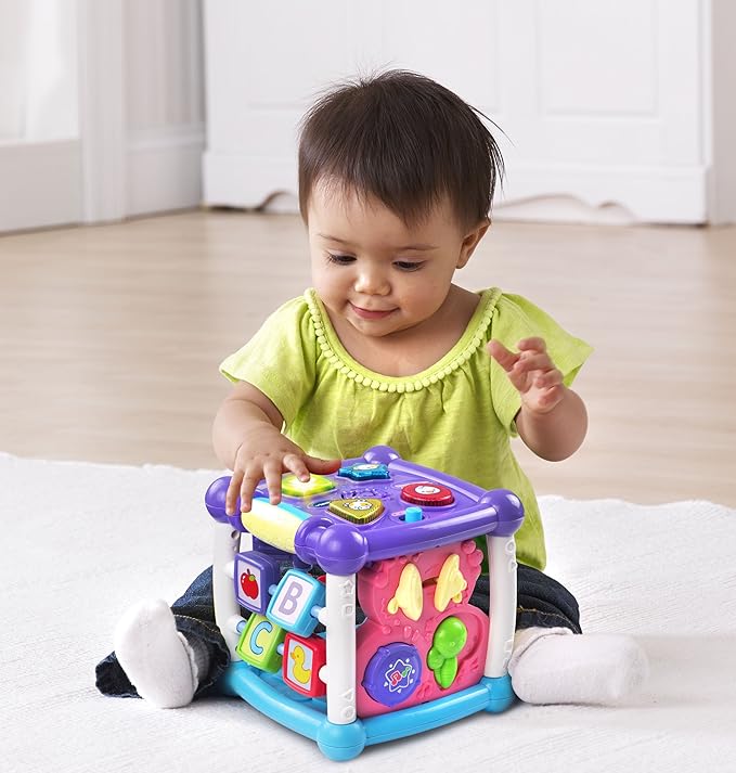 VTech Busy Learners Activity Cube, Purple nirvanaguru