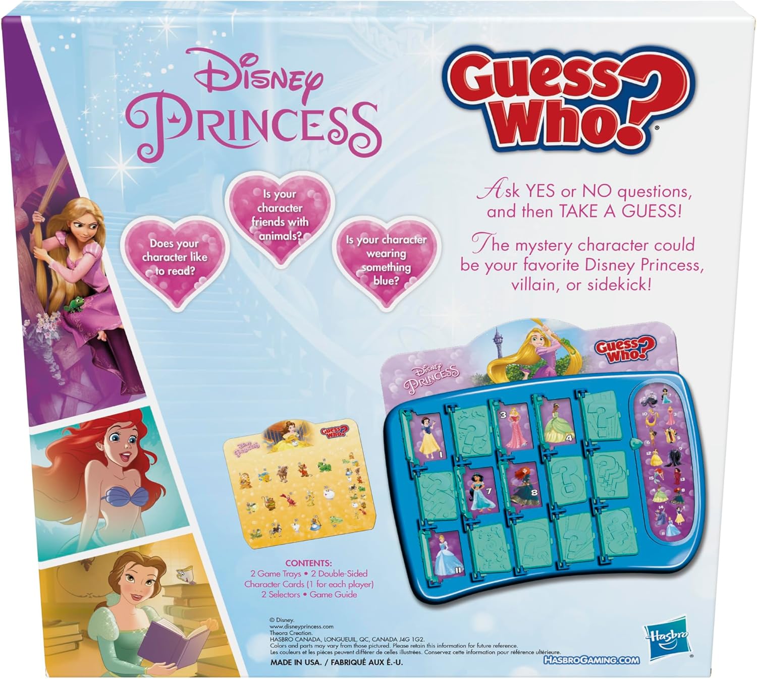 Hasbro Gaming Guess Who? Disney Princess Edition Kids Board Game, Fun Game for Families and Kids Ages 5 and Up, Preschool Games (Amazon Exclusive) nirvanaguru