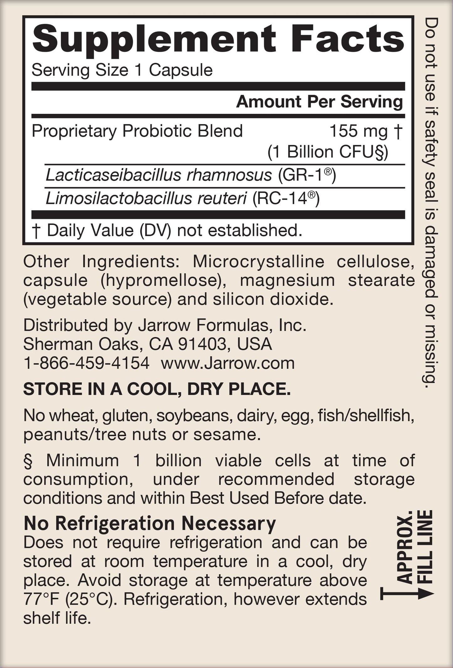 Jarrow Formulas Fem-Dophilus Probiotics 1 Billion CFU With 2 Clinically Effective Strains, Dietary Supplement for Vaginal Health and Urinary Tract Health, 60 Veggie Capsules, 60 Day Supply - Nirvana Guru