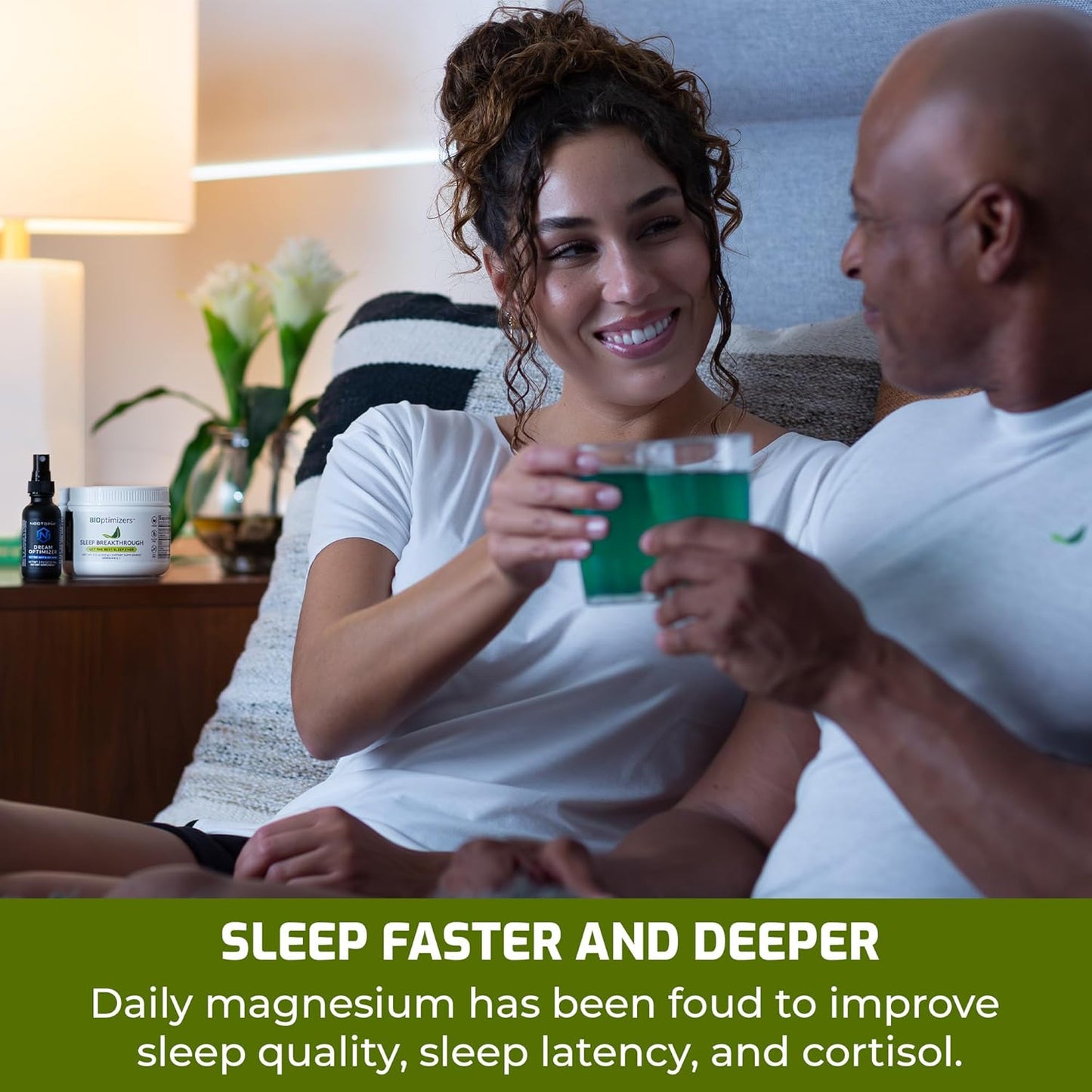 BIOptimizers Sleep Breakthrough Powder – Tropical Dreams & Blueberry Bundle – Natural Sleep Support Supplement – 405g Total Nirvana Guru