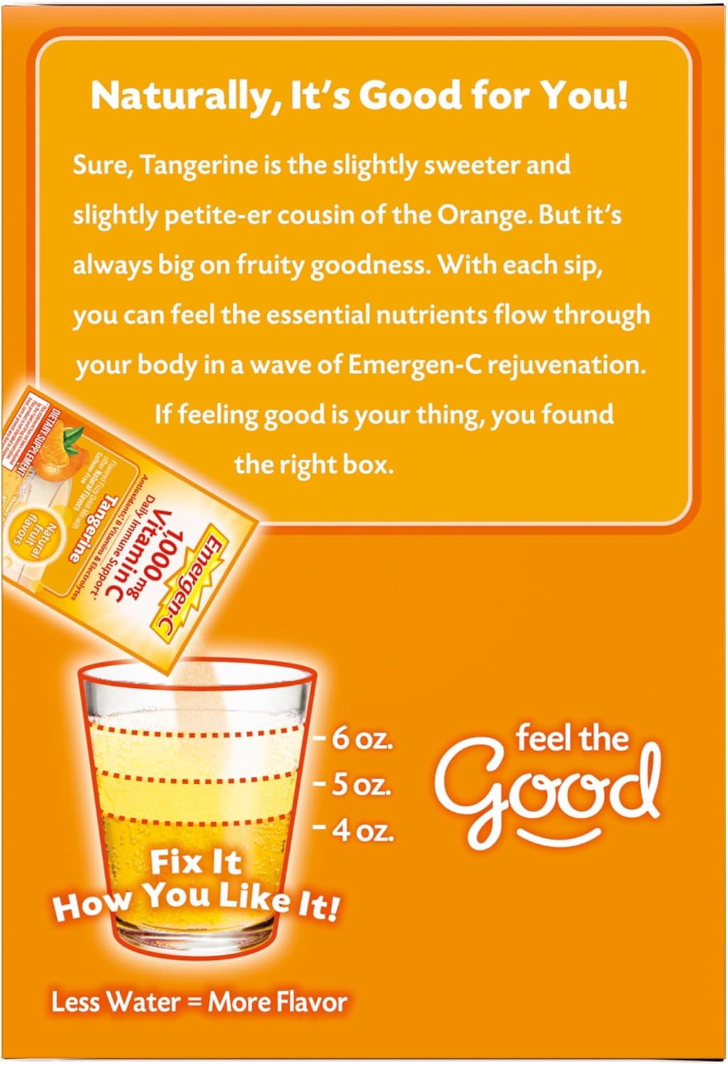 Emergen-C 1000mg Vitamin C Powder for Daily Immune Support Caffeine Free Vitamin C Supplements with Zinc and Manganese, B Vitamins and Electrolytes, Super Orange Flavor - 30 Count Nirvana Guru