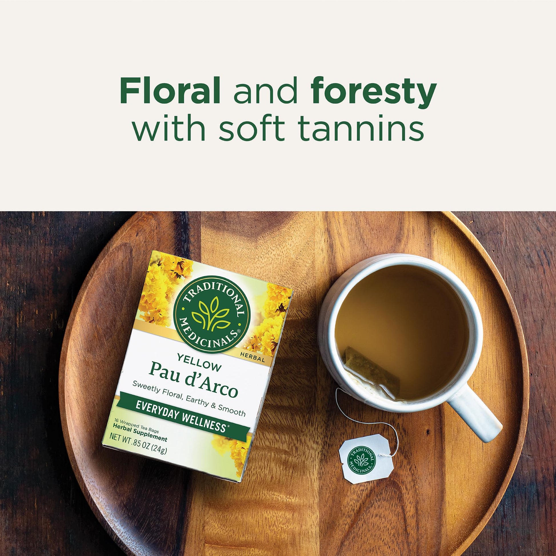 Traditional Medicinals Organic Red Clover, Caffeine Free, 16 Wrapped Tea Bags, 1.13 oz (32 g) - Nirvana Guru