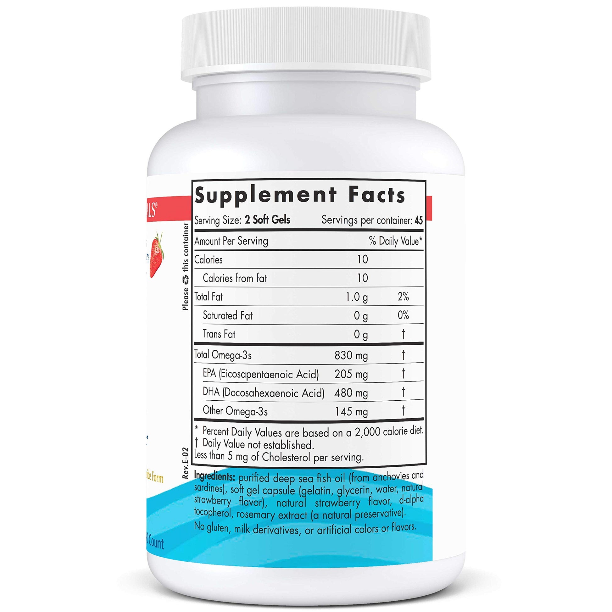 Nordic Naturals DHA, Strawberry - 90 Soft Gels - 830 mg Omega-3 - High-Intensity DHA Formula for Brain & Nervous System Support - Non-GMO - 45 Servings - Nirvana Guru