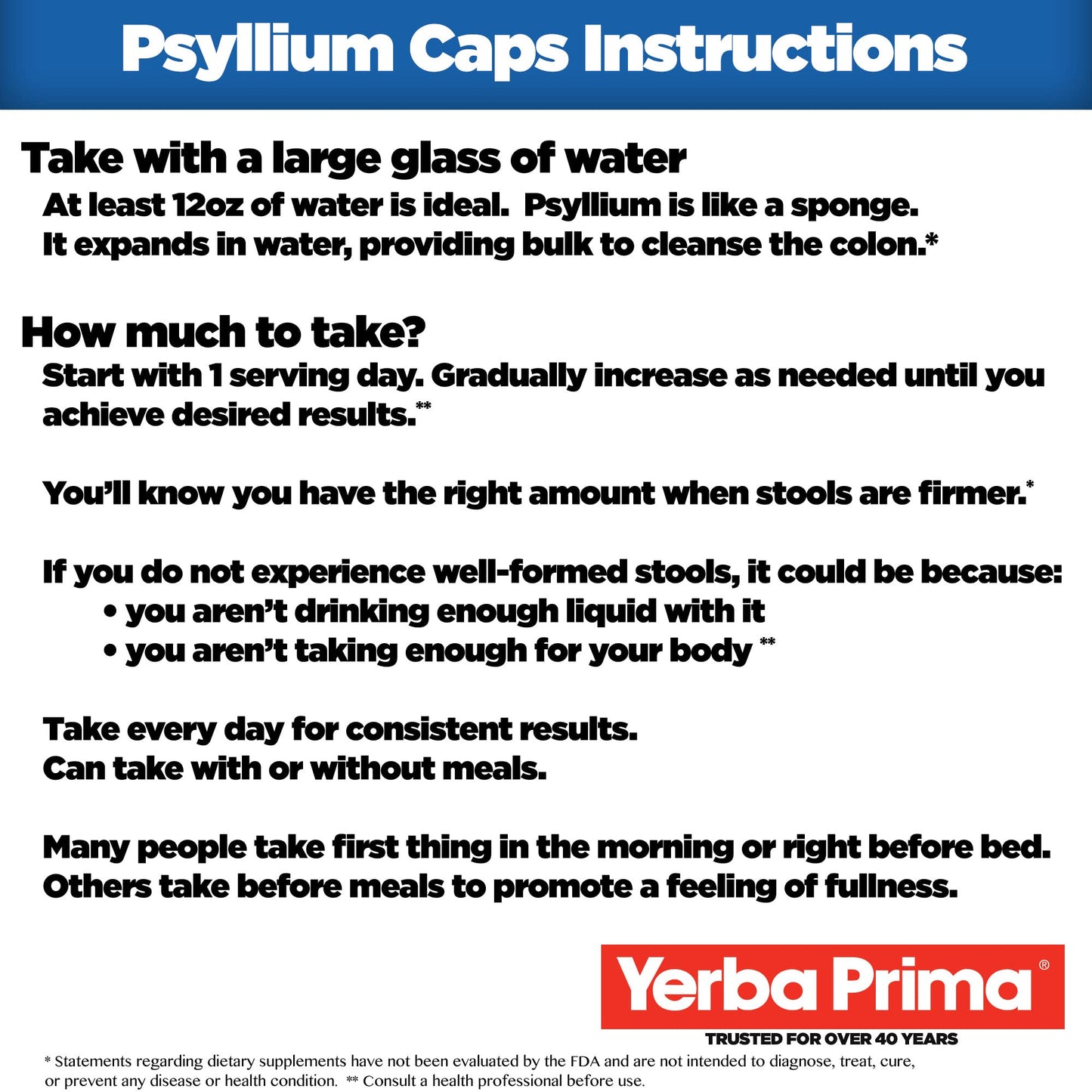 Yerba Prima Psyllium Husks Veg Caps, 400 Capsules (625mg) - Vegan, Non-GMO, Gluten Free, Colon Cleanser, Daily Fiber Supplement for Gut Health & Regularity - Nirvana Guru