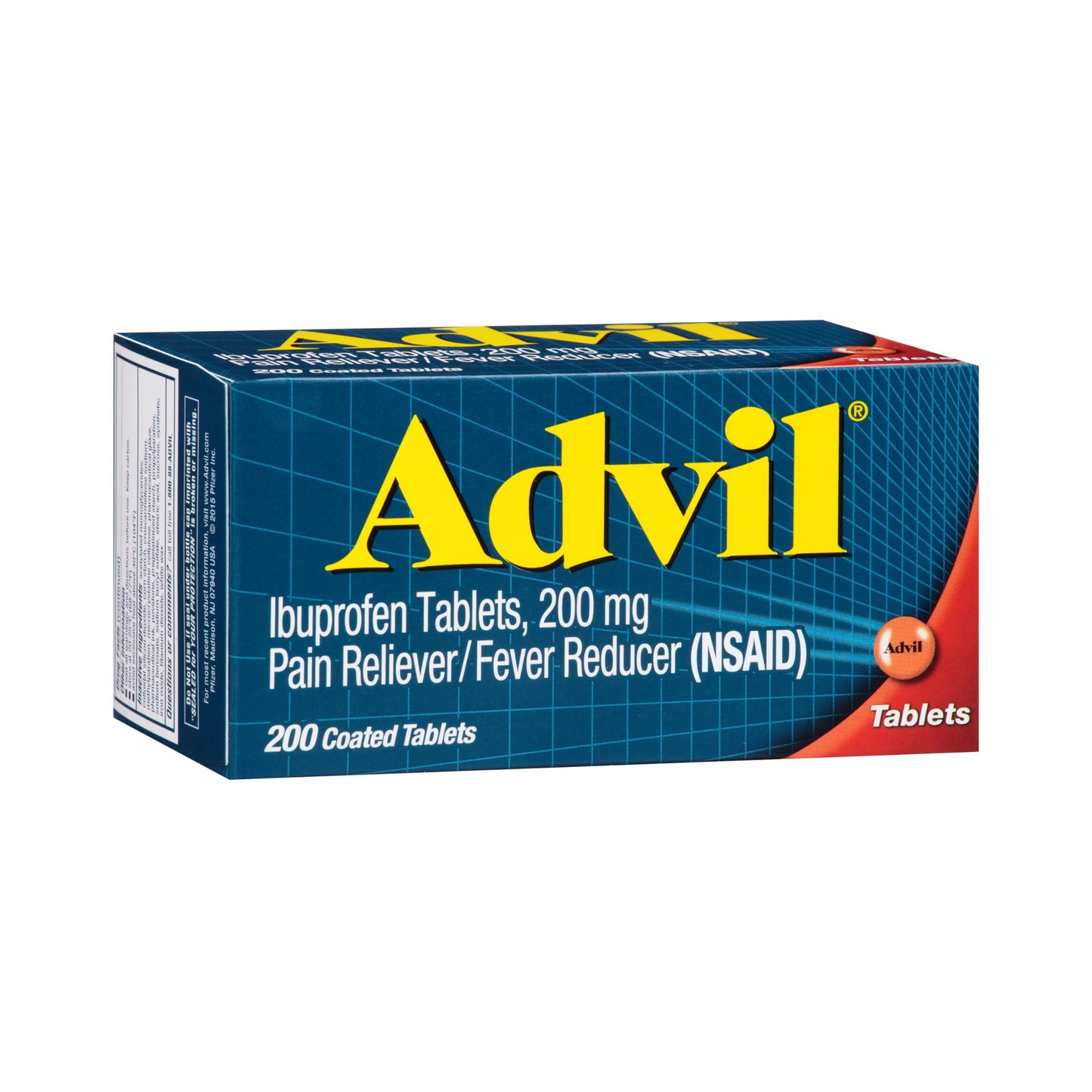 Advil Liqui-Gels minis Pain Reliever and Fever Reducer, Pain Medicine for Adults with Ibuprofen 200mg for Pain Relief - 200 Liquid Filled Capsules