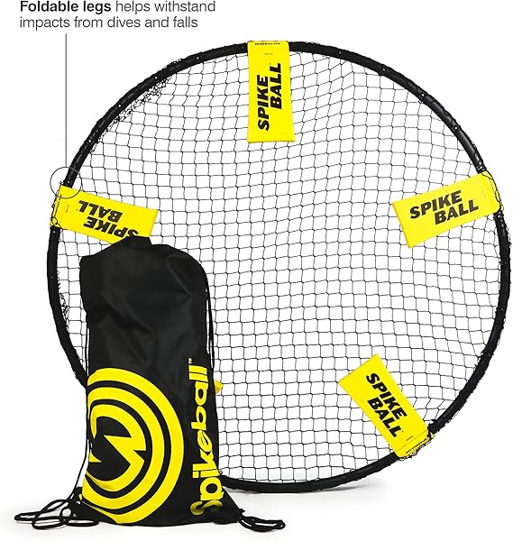 Spikeball 3 Ball Original Roundnet Game Set - Includes 3 Balls, net and Bag Nirvana Guru