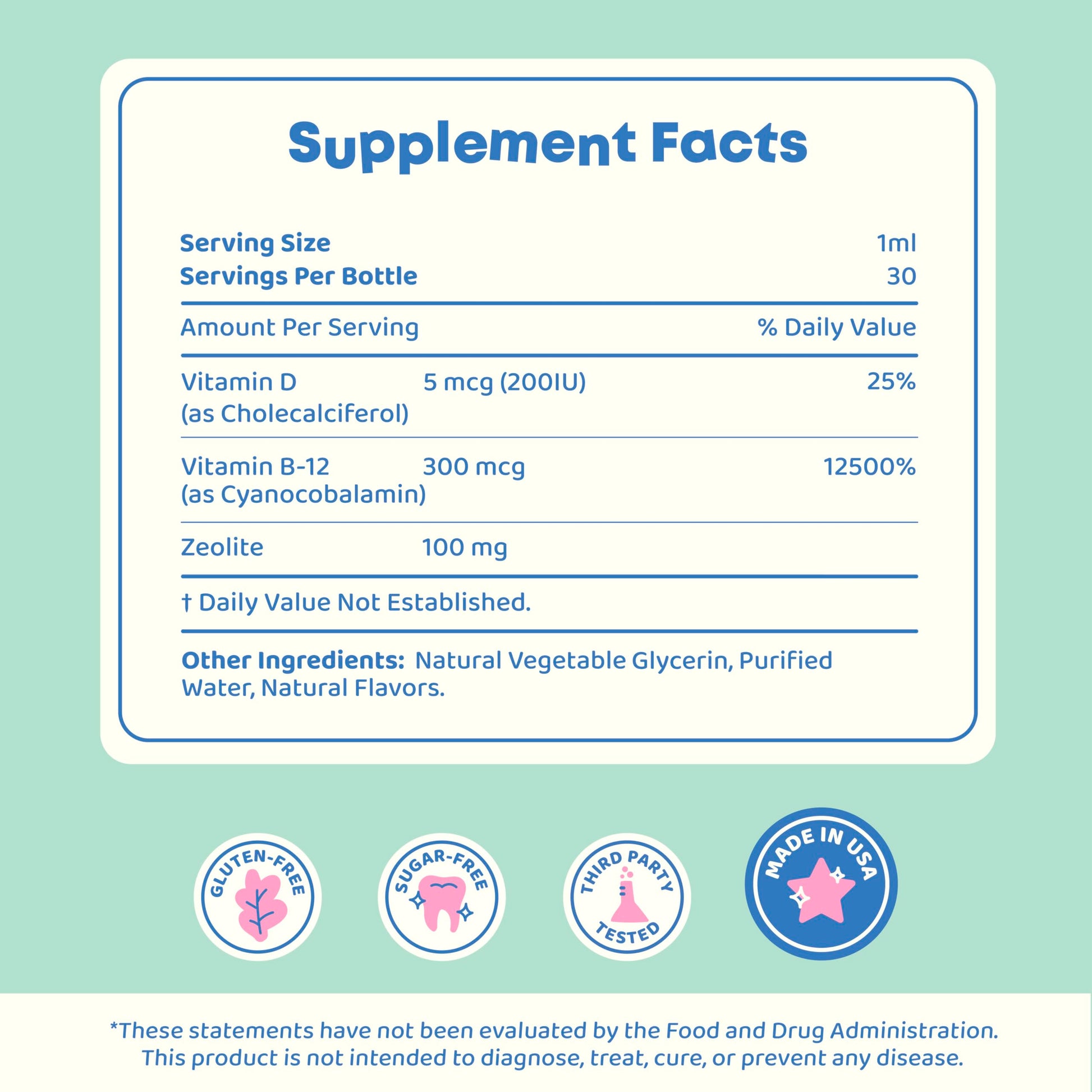 JoySpring Zeolite Drops for Kids – Natural Berry Flavor with Vitamin D3 – Supports Wellness & Everyday Vitality – 30-Day Supply Nirvana Guru