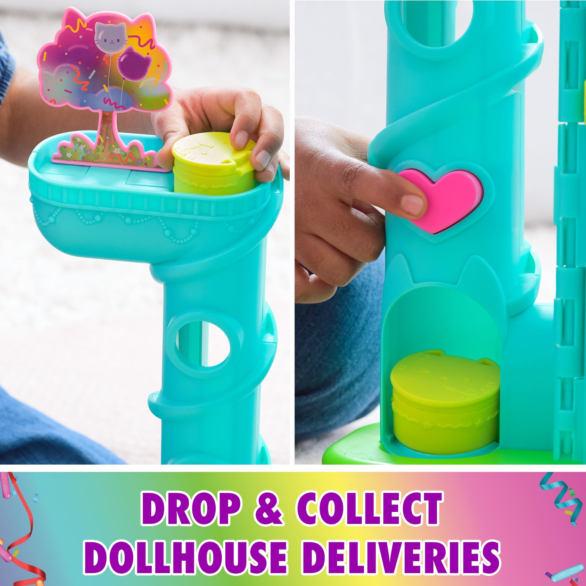 Gabby's Dollhouse, 14 Pc Celebration Dollhouse, 25-Inches Tall, with Toy Figures, Doll House Furniture & 10 Sounds, Kids Toys for Girls & Boys Ages 3+ Nirvana Guru