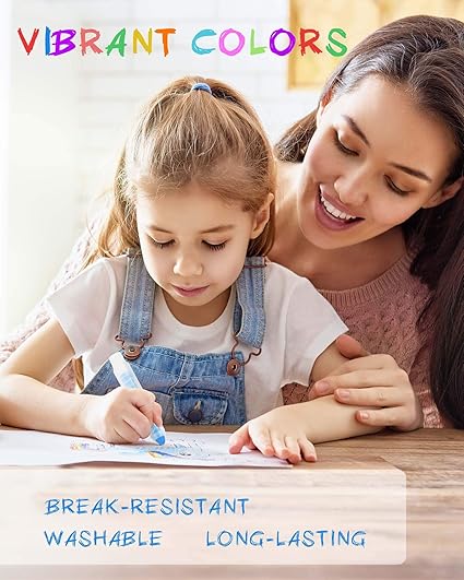 NewFamily Dustless Chalk for Kids, Colored Sidewalk Chalk With Holder,Non-Toxic Washable Toddlers Chalks Drawing Writing for Outdoor Art Play,Blackboard(12 Pcs) nirvanaguru