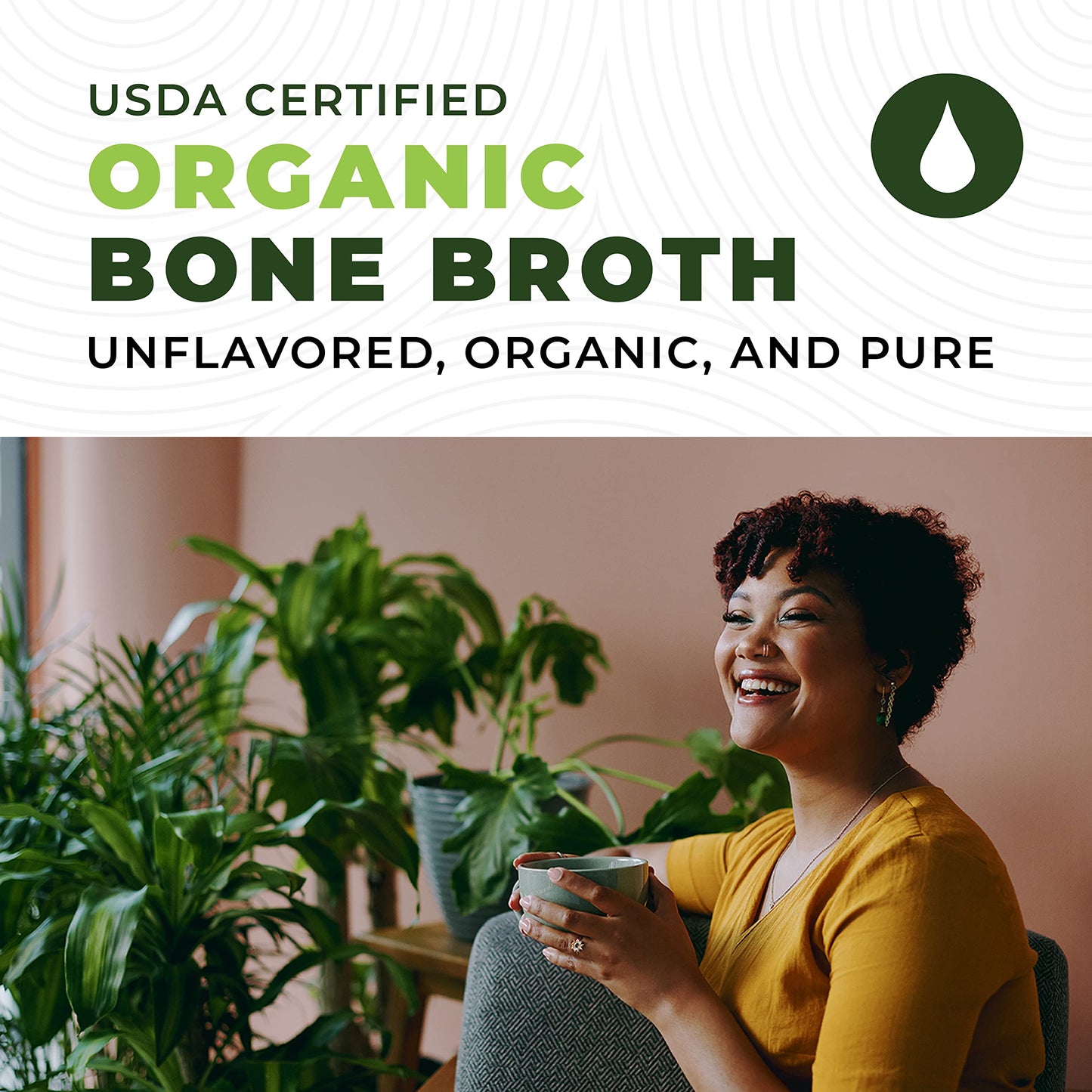 Bone Broth Protein Powder, Chocolate, Grass Fed 2lbs, 42 servings 16g protein, 13g Collagen. Low Carb, 2 net Carb, Dairy Free, Keto Friendly Bone Broth Protein Supplement with Collagen Types I & III - Nirvana Guru