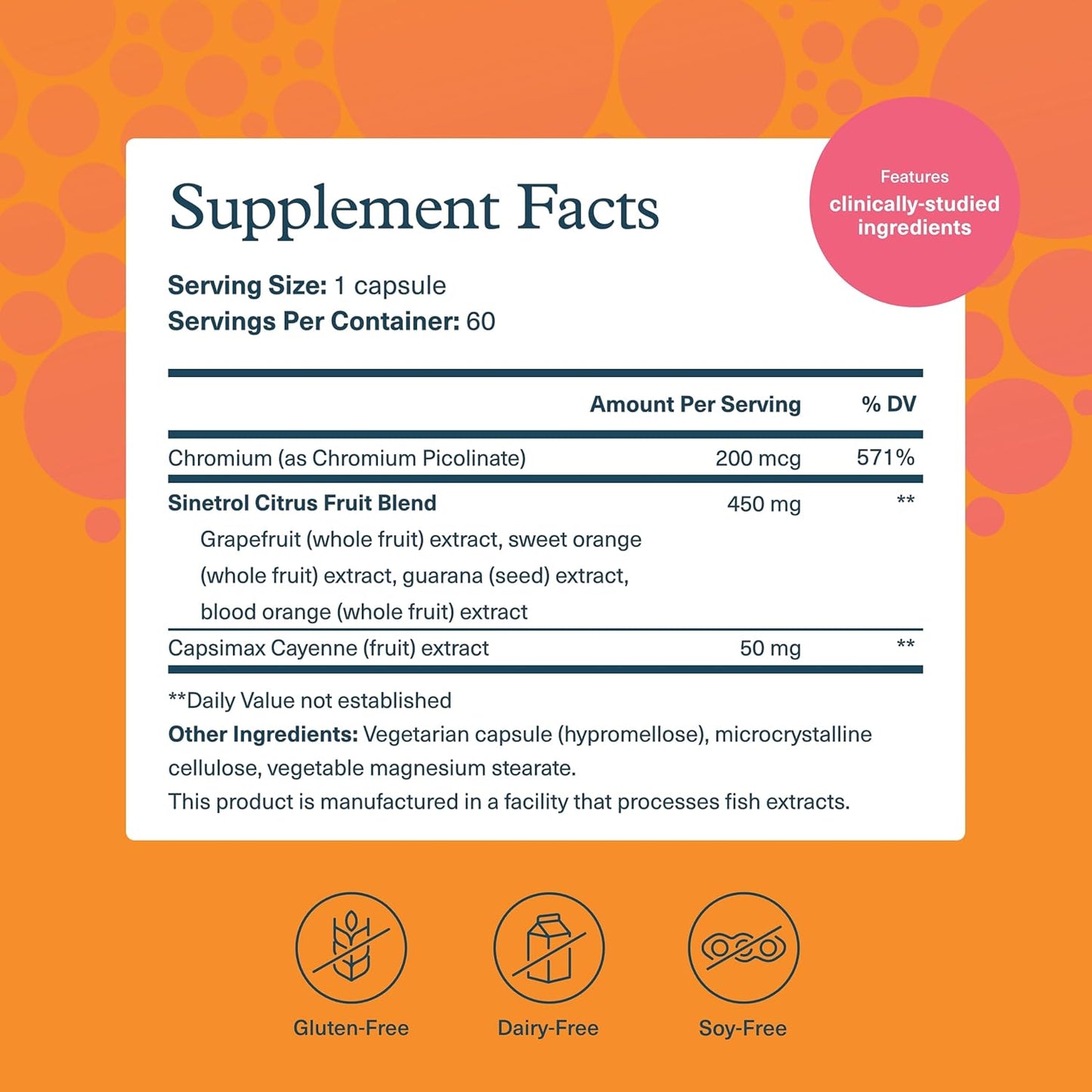Youtheory Daily Fat Burner - Supports Body Composition & Metabolism - with Citrus Fruit Blend, Chromium & Cayenne Extract - Gluten, Soy & Dairy Free - 60 Vegetarian Capsules - Nirvana Guru