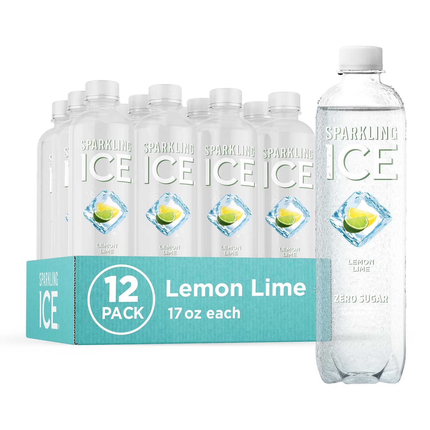 Sparkling Ice, Black Raspberry Sparkling Water, Zero Sugar Flavored Water, with Vitamins and Antioxidants, Low Calorie Beverage, 17 fl oz Bottles (Pack of 12) - Nirvana Guru
