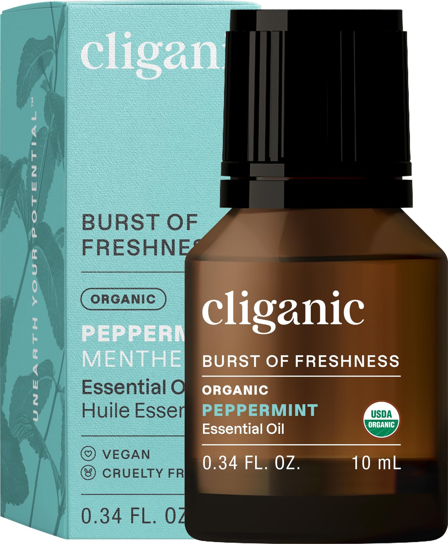 Cliganic Organic Lavender Essential Oil - 100% Pure Natural Undiluted, for Aromatherapy Diffuser | Non-GMO Verified (Packaging May Vary)