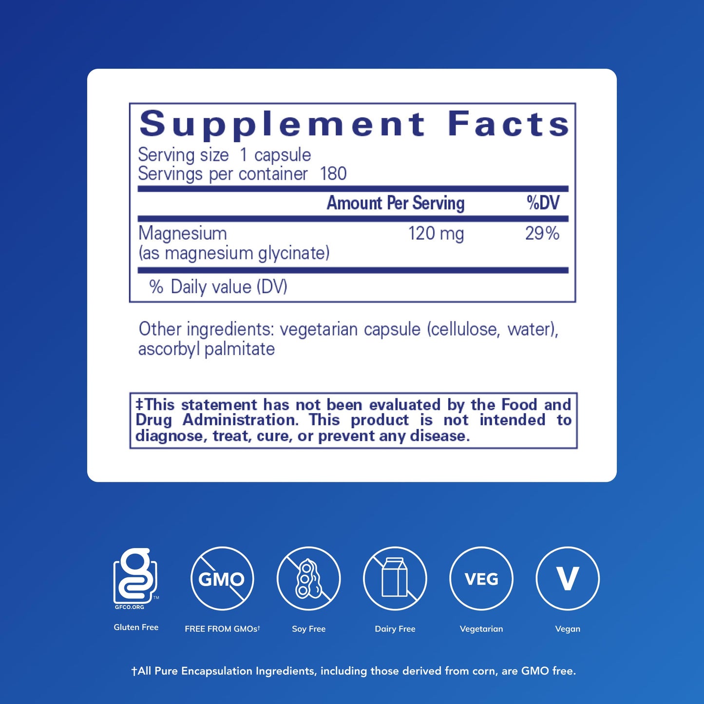 Pure Encapsulations Magnesium (Glycinate) - Supplement to Support Stress Relief, Sleep, Heart Health, Nerves, Muscles, and Metabolism* - with Magnesium Glycinate - 90 Capsules