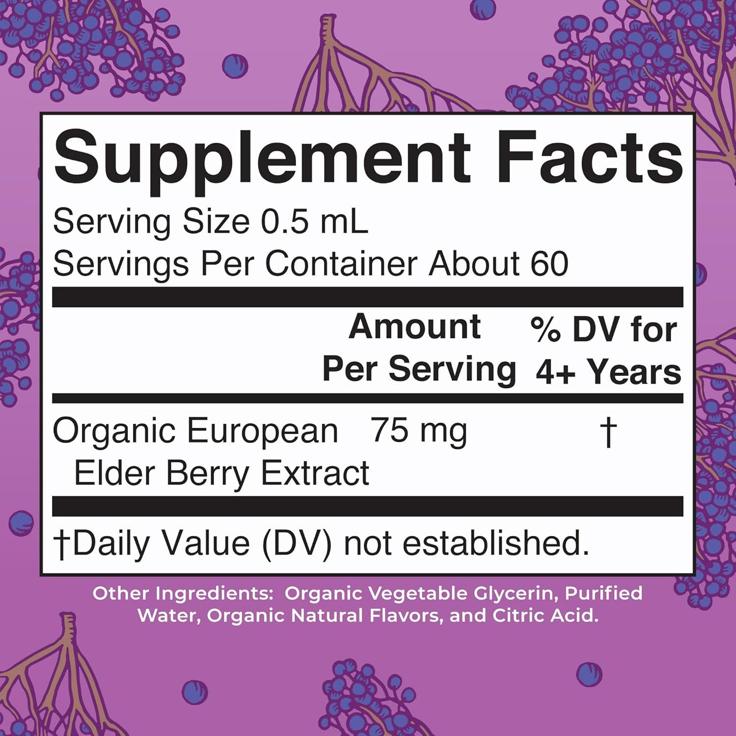 MaryRuth Organics USDA Organic Elderberry Liquid Drops for Kids | Vegan Elderberry Extract Organic Glycerin | Immune Support Supplement | Overall Health | Formulated for Ages 4-13 | 1oz - Nirvana Guru
