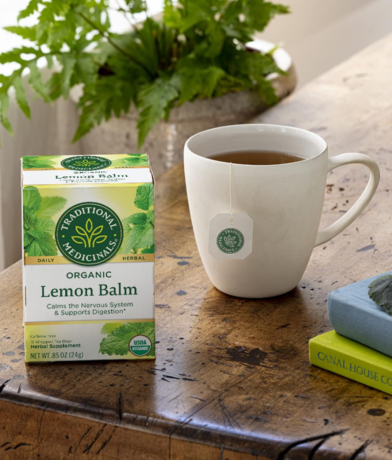 Traditional Medicinals Tea Lemon Balm Org ( 2 Pack) - Nirvana Guru