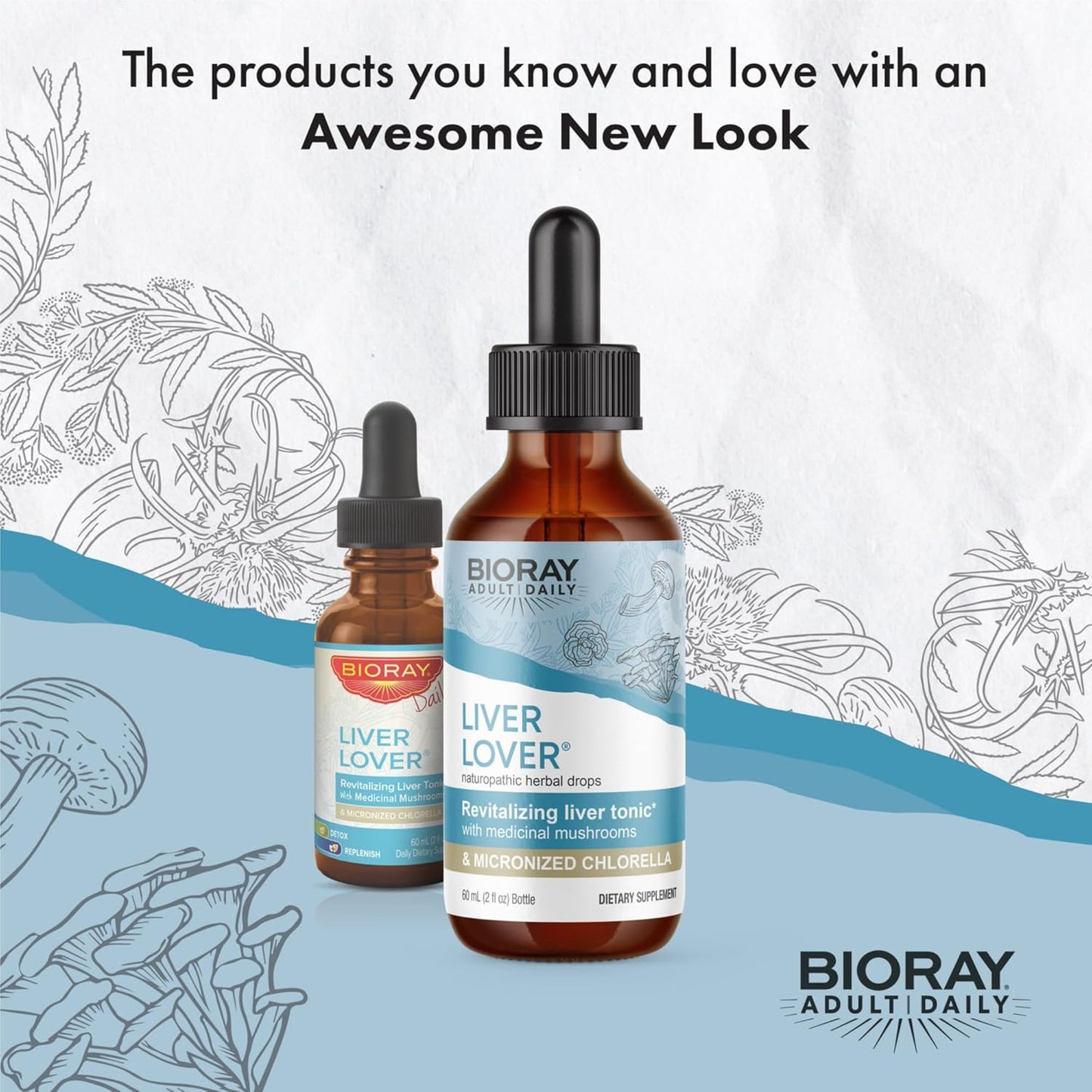 BIORAY Daily Liver Lover - 2 fl oz - Supports The Liver & Adrenals - Non-GMO, Vegan, Gluten Free Nirvana Guru