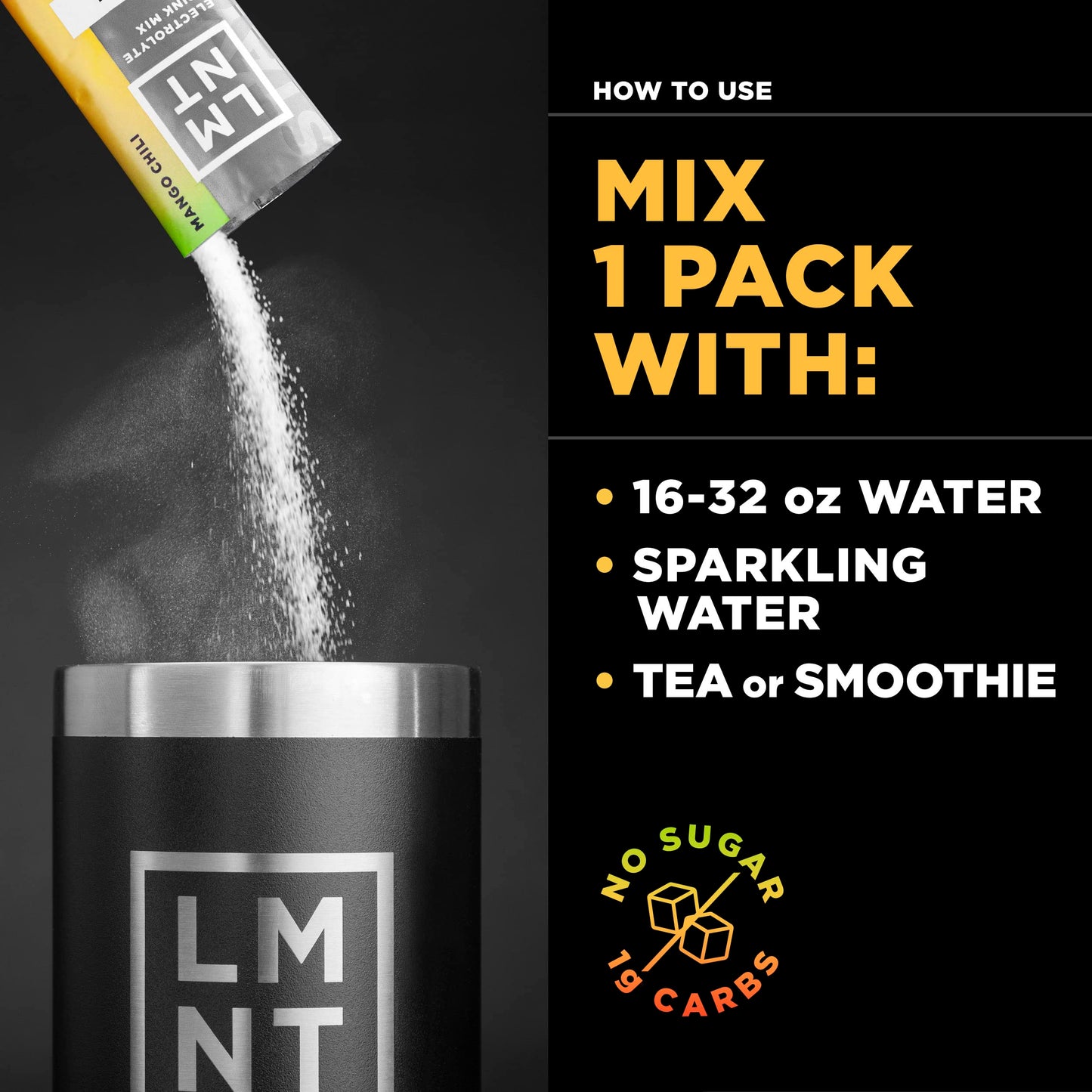 LMNT Zero Sugar Electrolytes - Watermelon Salt | Drink Mix | 30-Count