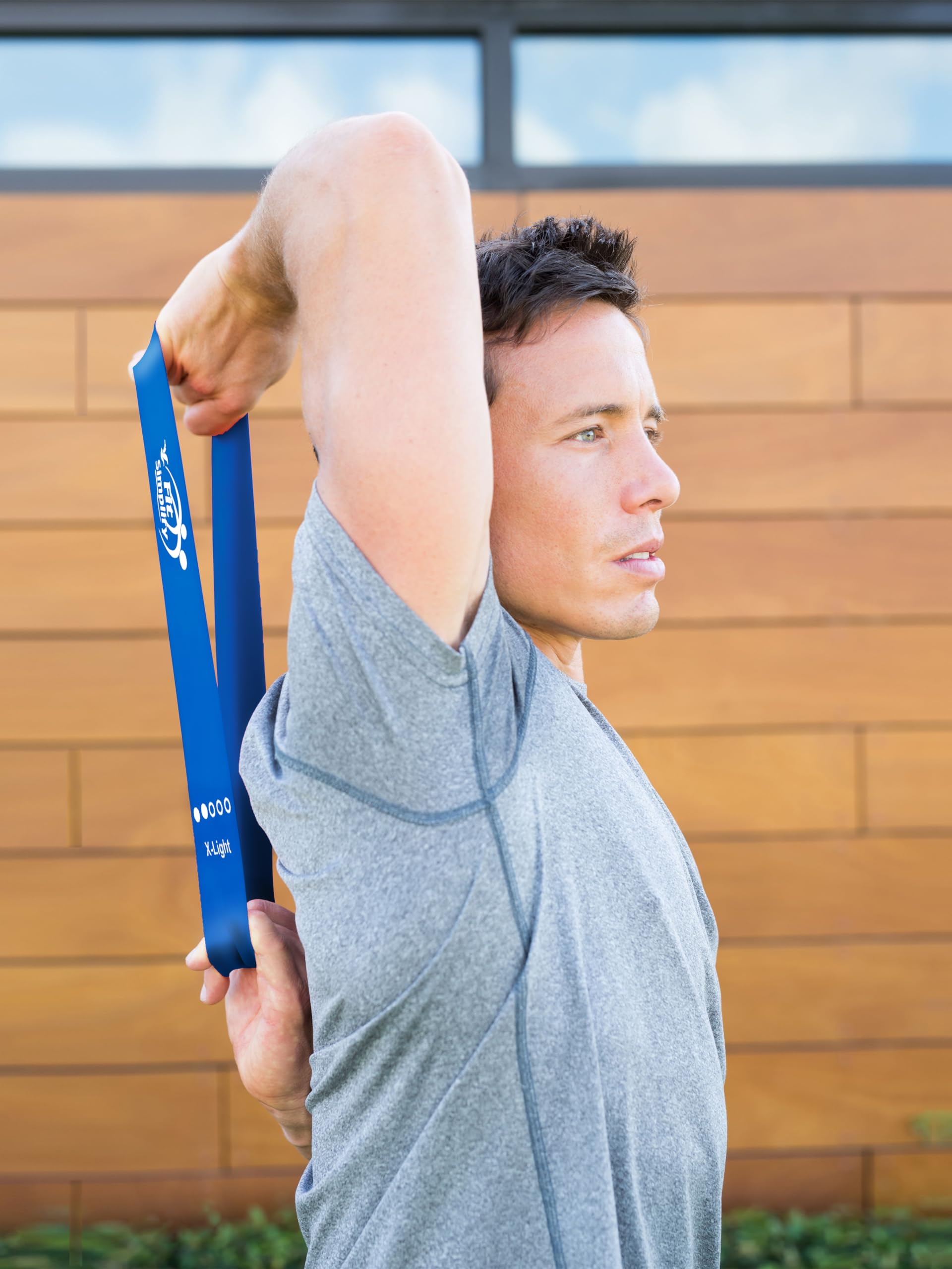 Fit Simplify Resistance Loop Exercise Bands with Instruction Guide and Carry Bag, Set of 5 Nirvana Guru