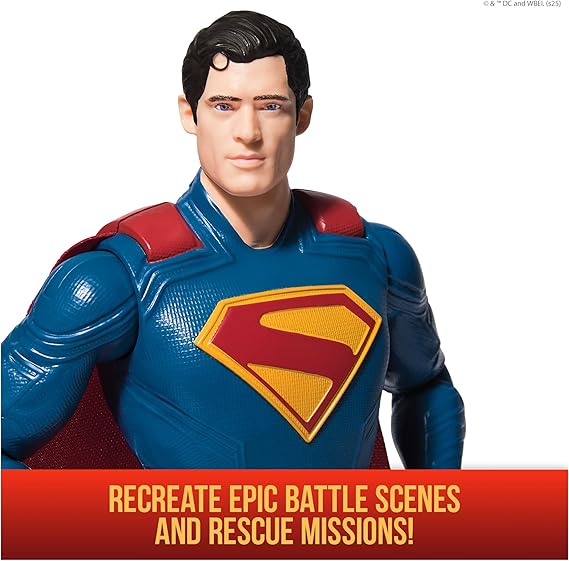 DC Comics, Superman 12-inch Superhero Action Figure, Kids Toys for Boys and Girls Pretend Play, for Ages 4 and Up nirvanaguru