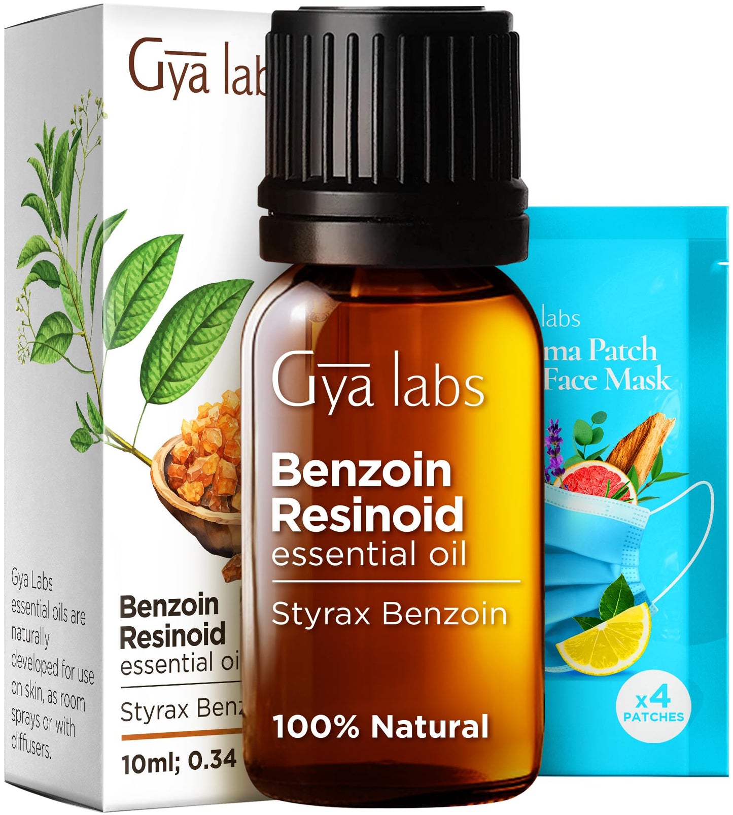 Gya Labs Frankincense Essential Oil for Face - 0.34 Fl Oz - 100% Pure Natural Frankincense Oil for Skin, Body Massages & Candle Making - Premium Grade for Wellness & Comfort - Woody & Calming Scent