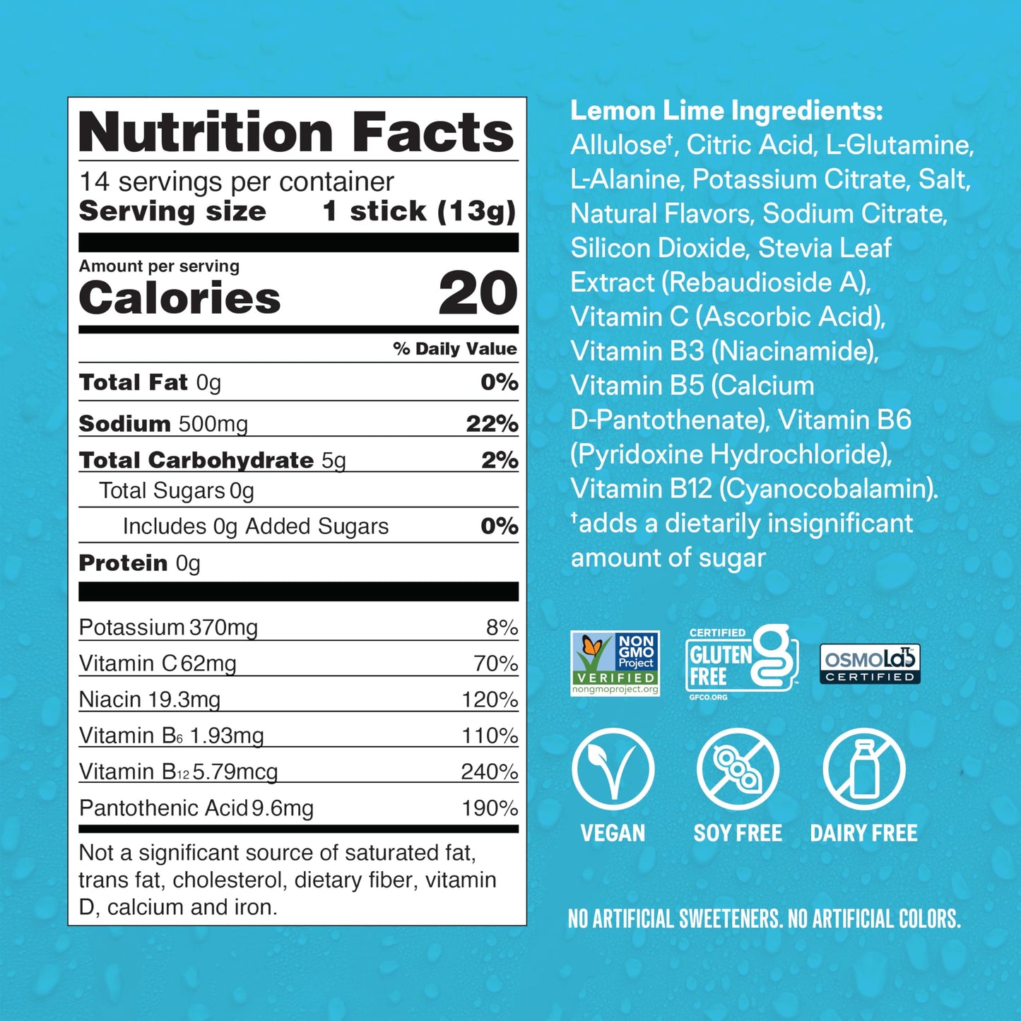 Liquid I.V.® Hydration Multiplier Sugar-Free - Rainbow Sherbet | Electrolyte Powder Drink Mix | 3 Pack (42 Servings) - Nirvana Guru