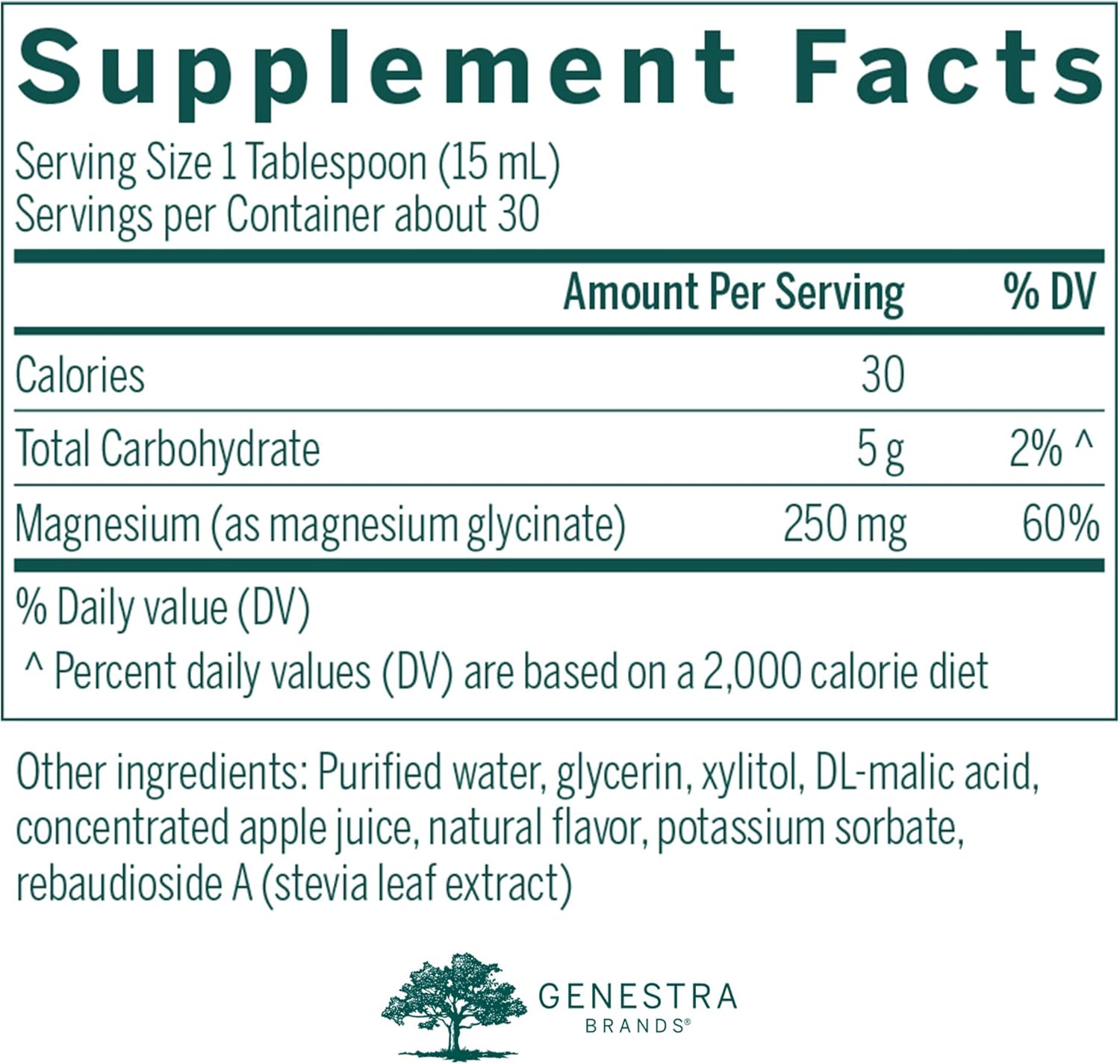 Genestra Brands Magnesium Glycinate Liquid | Supports Normal Muscle Function and Helps Metabolize Carbs and Proteins | 15.2 Fl Oz | Apple Pomegranate Flavor - Nirvana Guru
