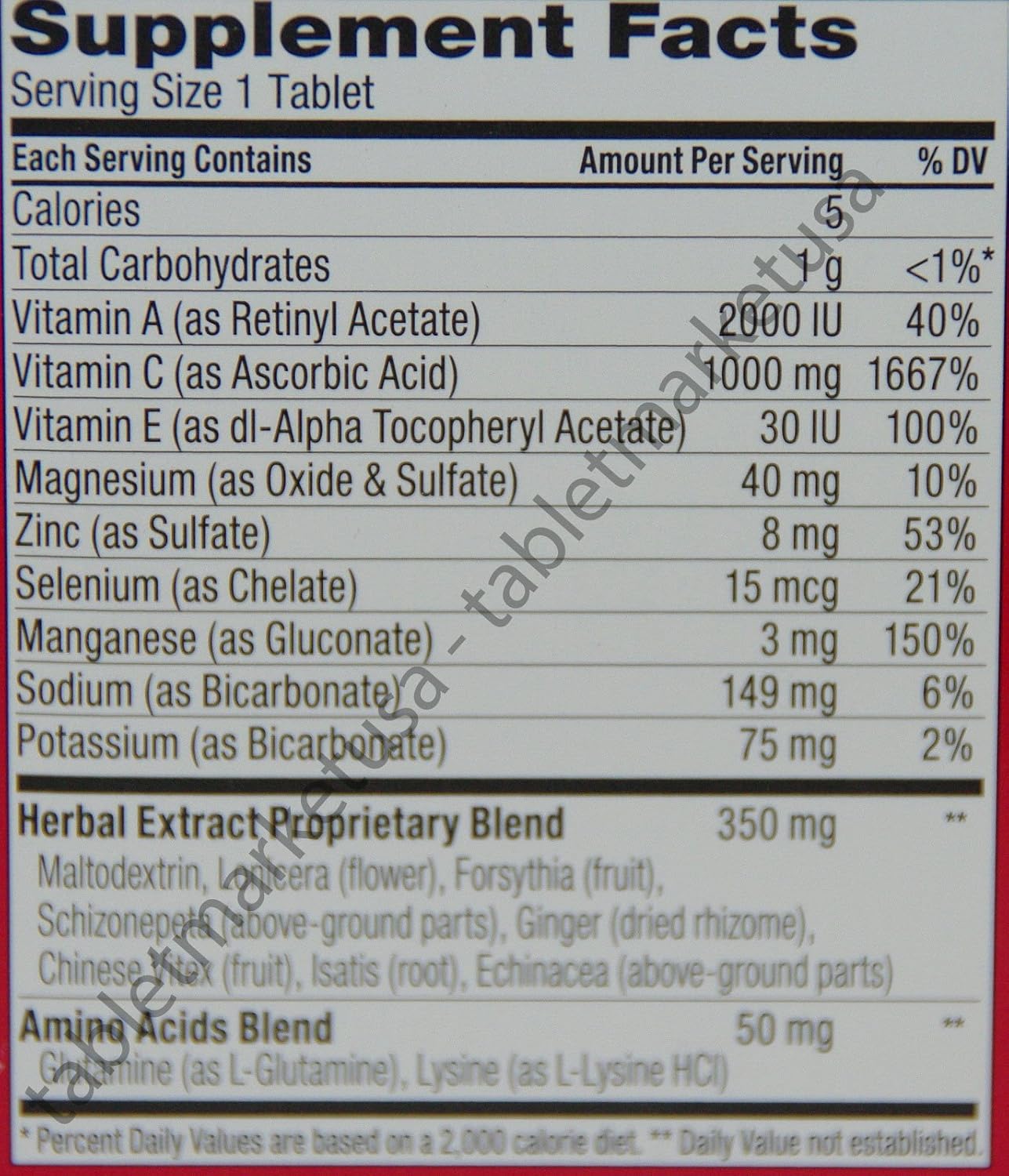 Airborne Immune Support Tablets - 36 Count - Very Berry Nirvana Guru