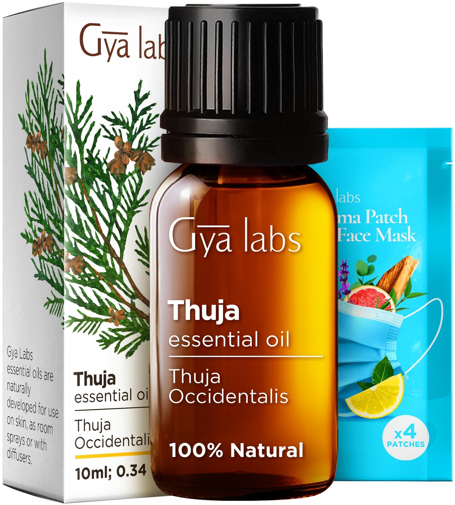 Gya Labs Frankincense Essential Oil for Face - 0.34 Fl Oz - 100% Pure Natural Frankincense Oil for Skin, Body Massages & Candle Making - Premium Grade for Wellness & Comfort - Woody & Calming Scent
